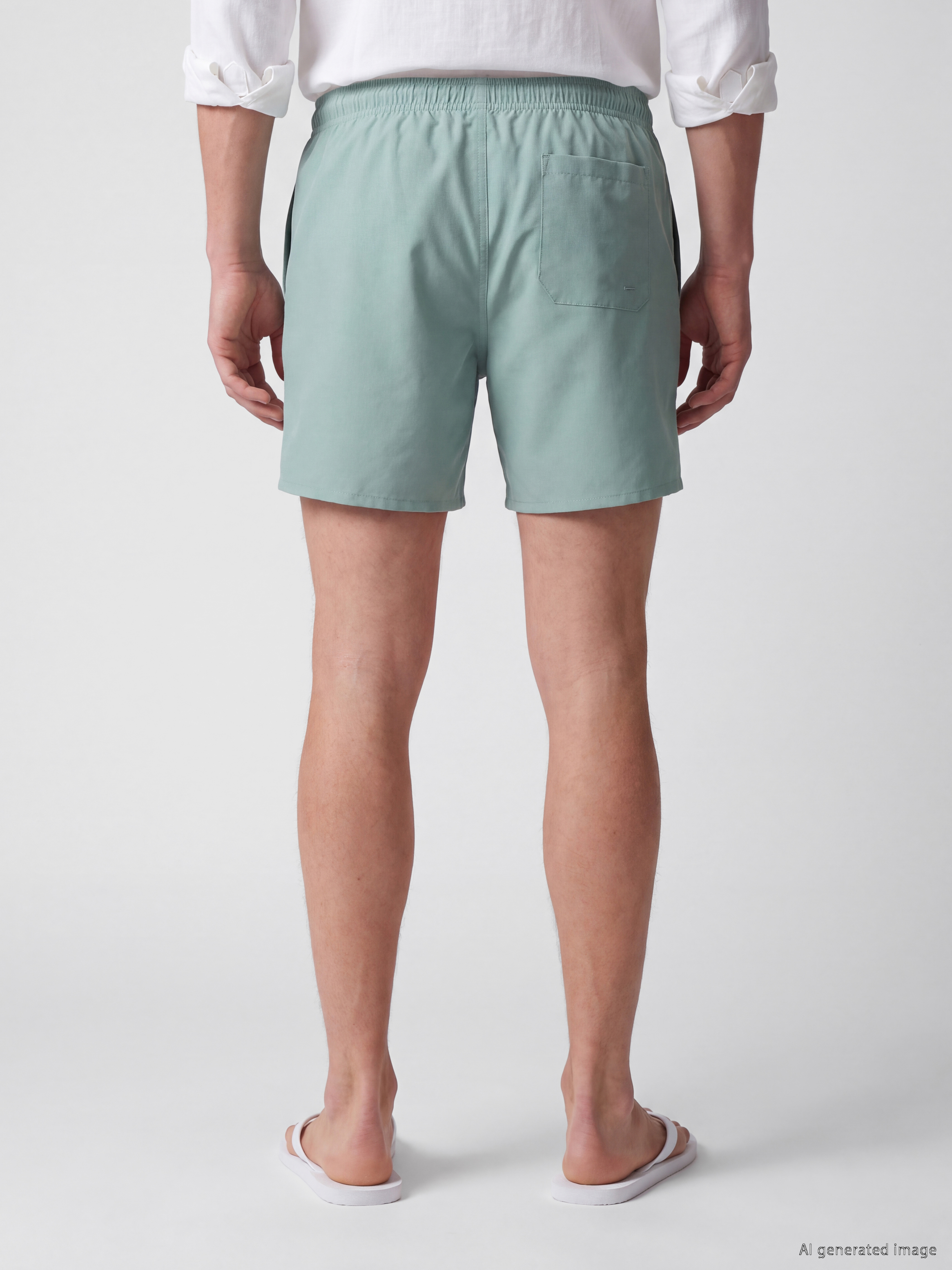LCW SWIMWEAR Kısa Boy Erkek Yüzme Şort görsel 4