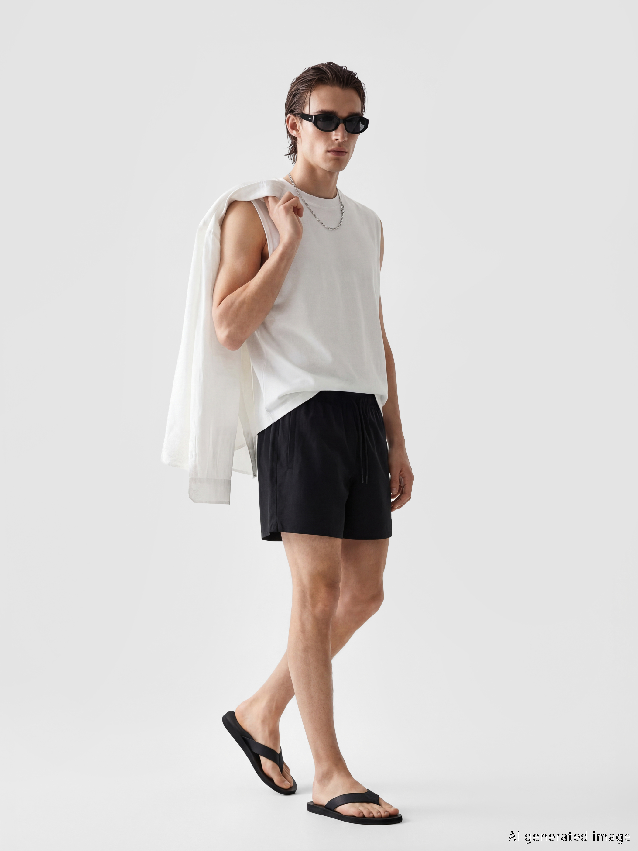 LCW SWIMWEAR En Kısa Boy Erkek Deniz Şortu