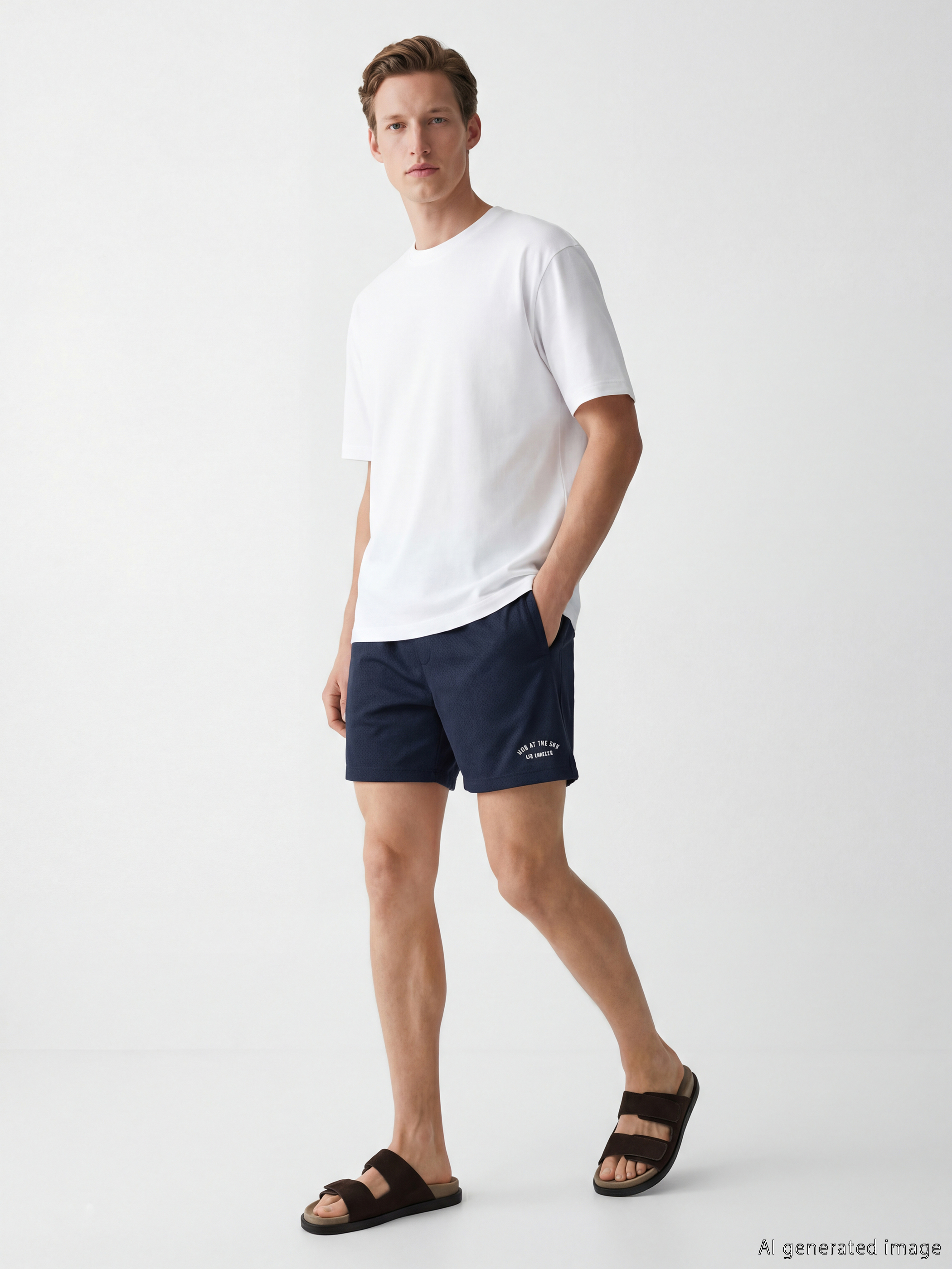LCW SWIMWEAR Kısa Boy Erkek Deniz Şortu
