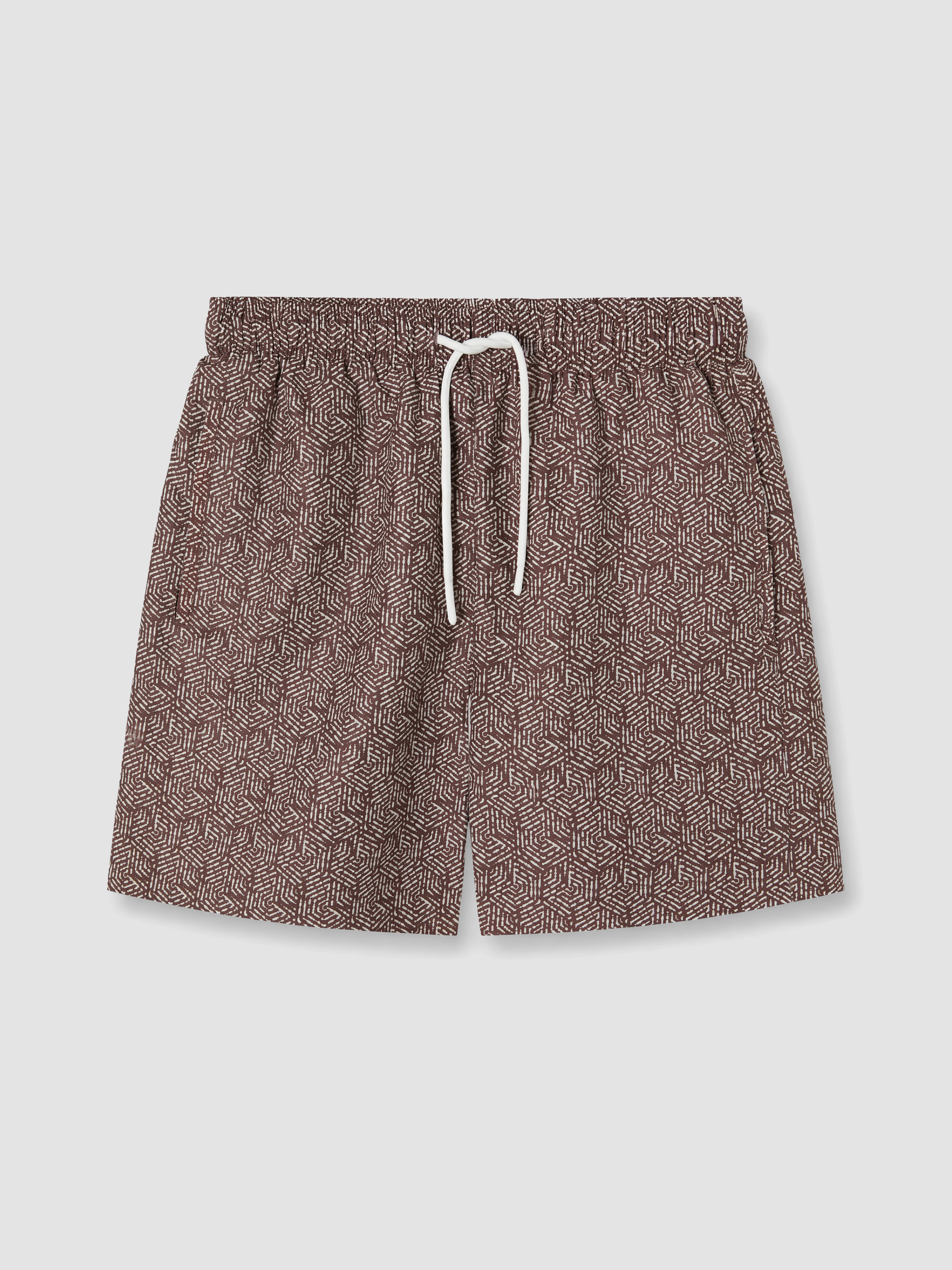 LCW SWIMWEAR Kısa Boy Desenli Erkek Deniz Şortu görsel 5