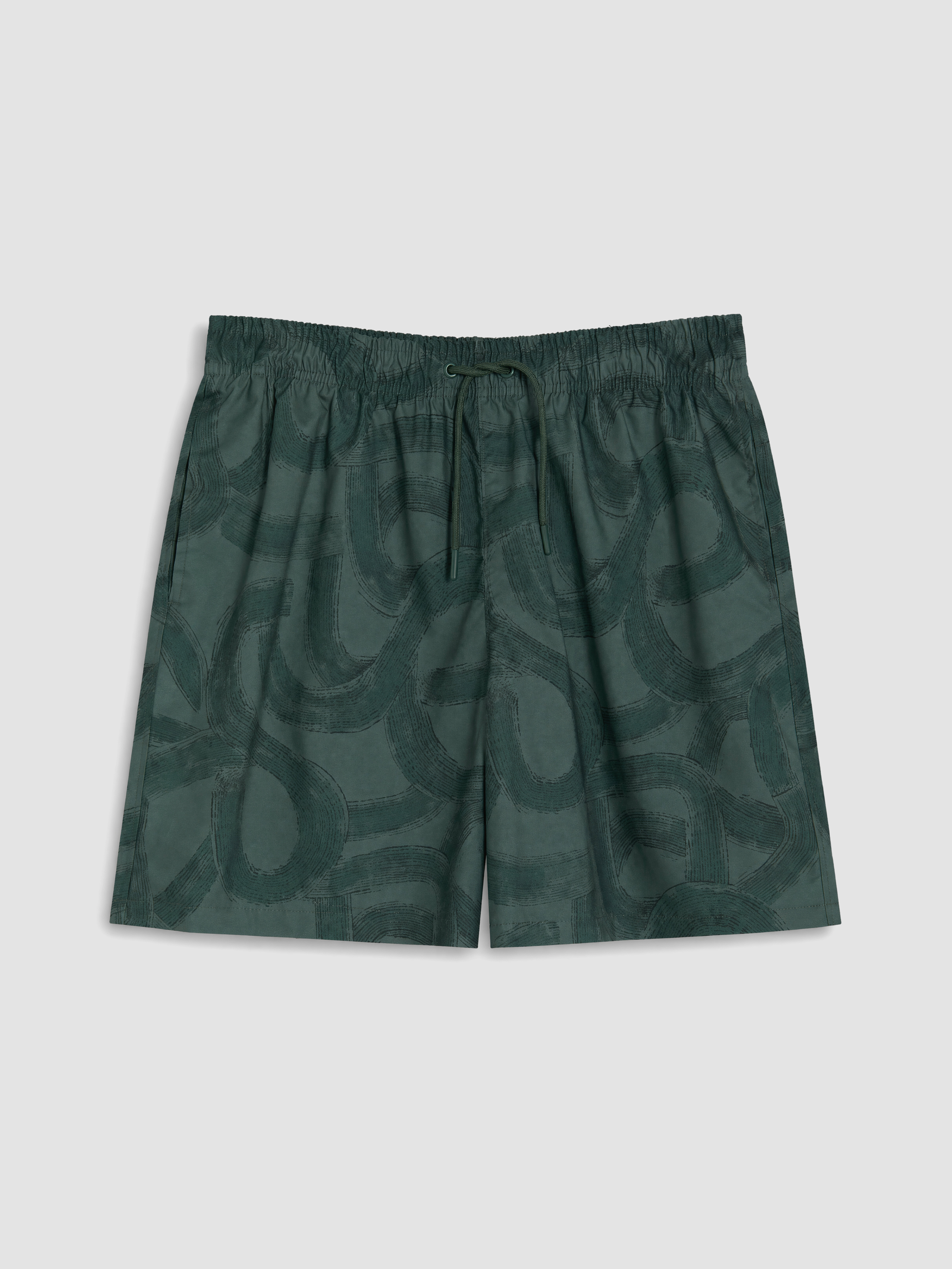 LCW SWIMWEAR Kısa Boy Desenli Erkek Deniz Şortu görsel 5