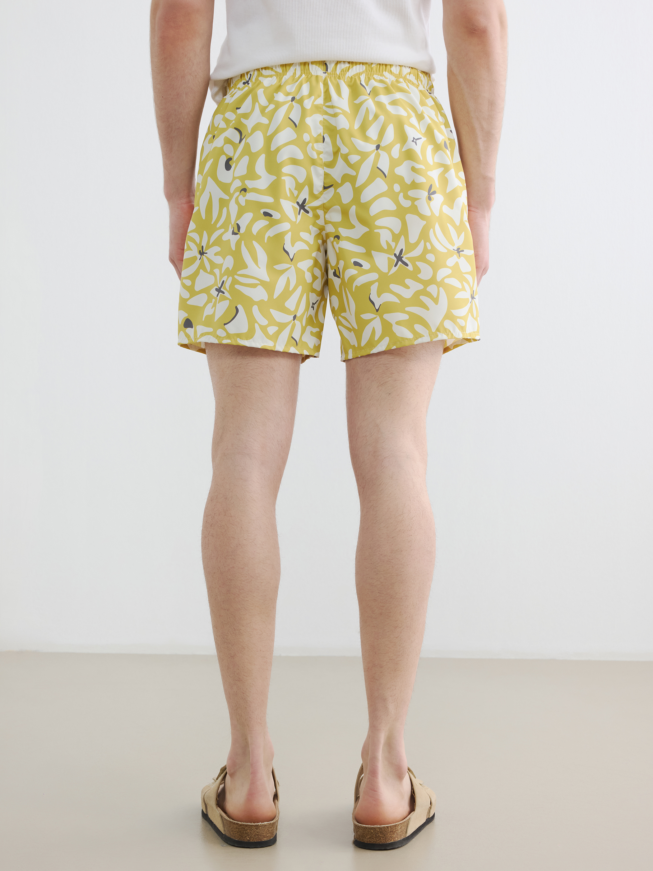 LCW SWIMWEAR Kısa Boy Desenli Erkek Deniz Şortu görsel 6