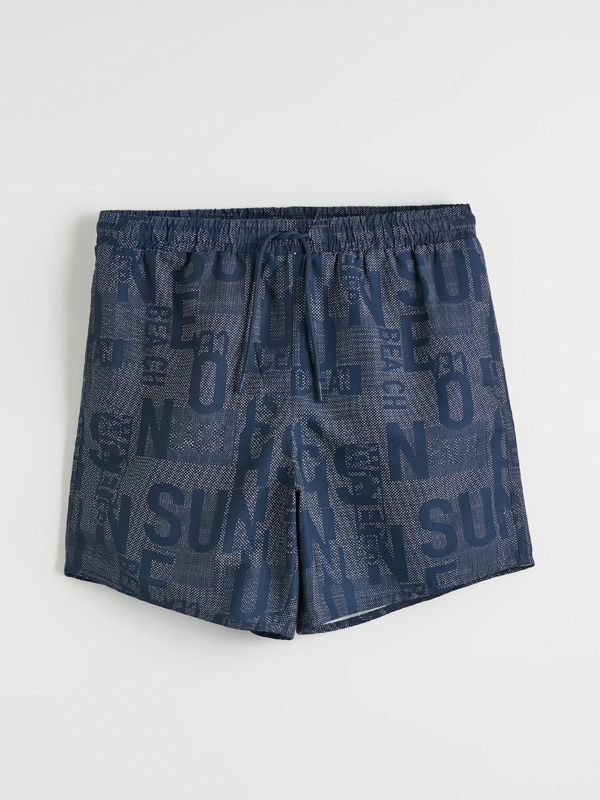 LCW SWIMWEAR Kısa Boy Yazı Baskılı Erkek Deniz Şortu görsel 5