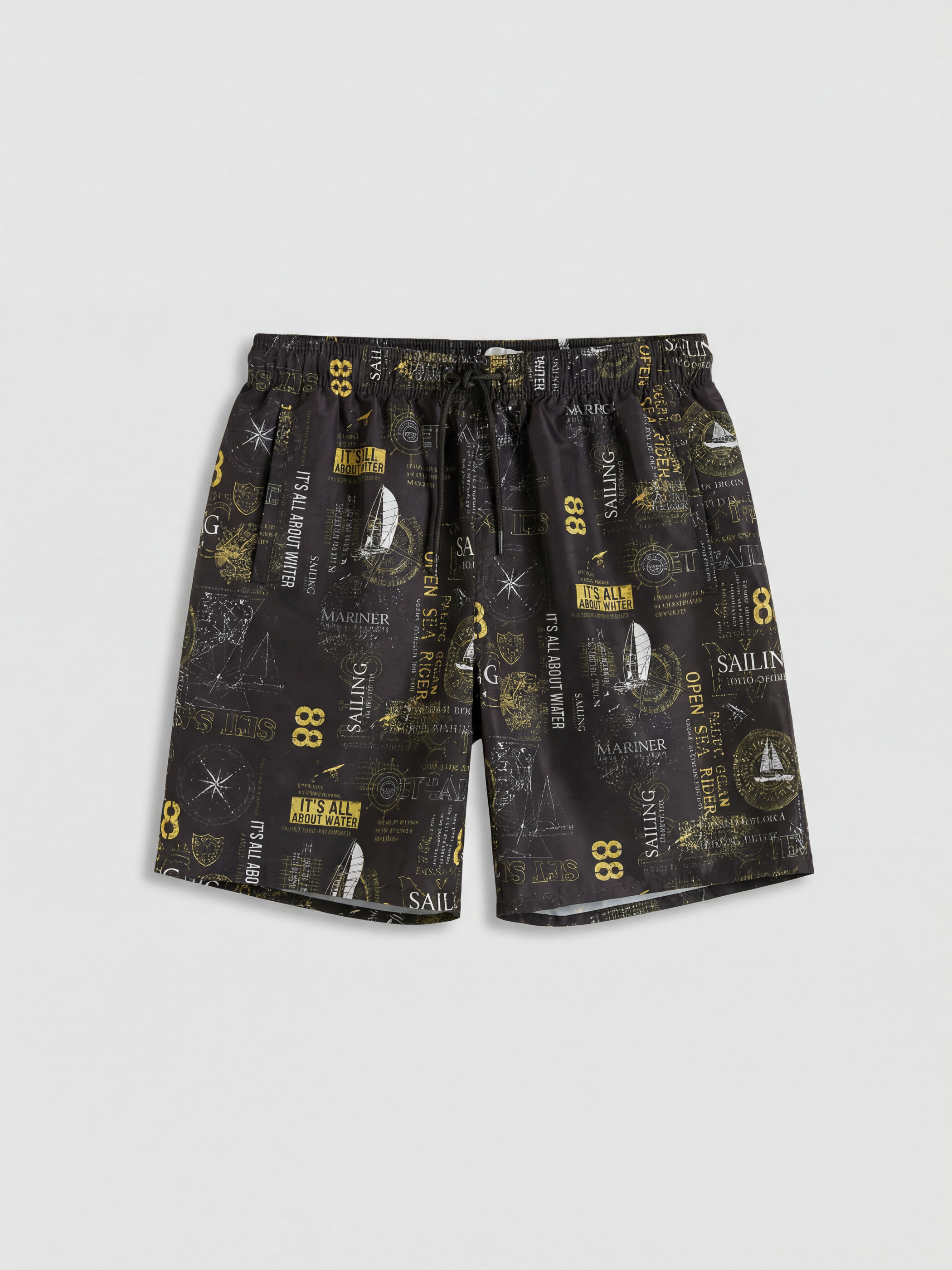 LCW SWIMWEAR Kısa Boy Desenli Erkek Deniz Şortu