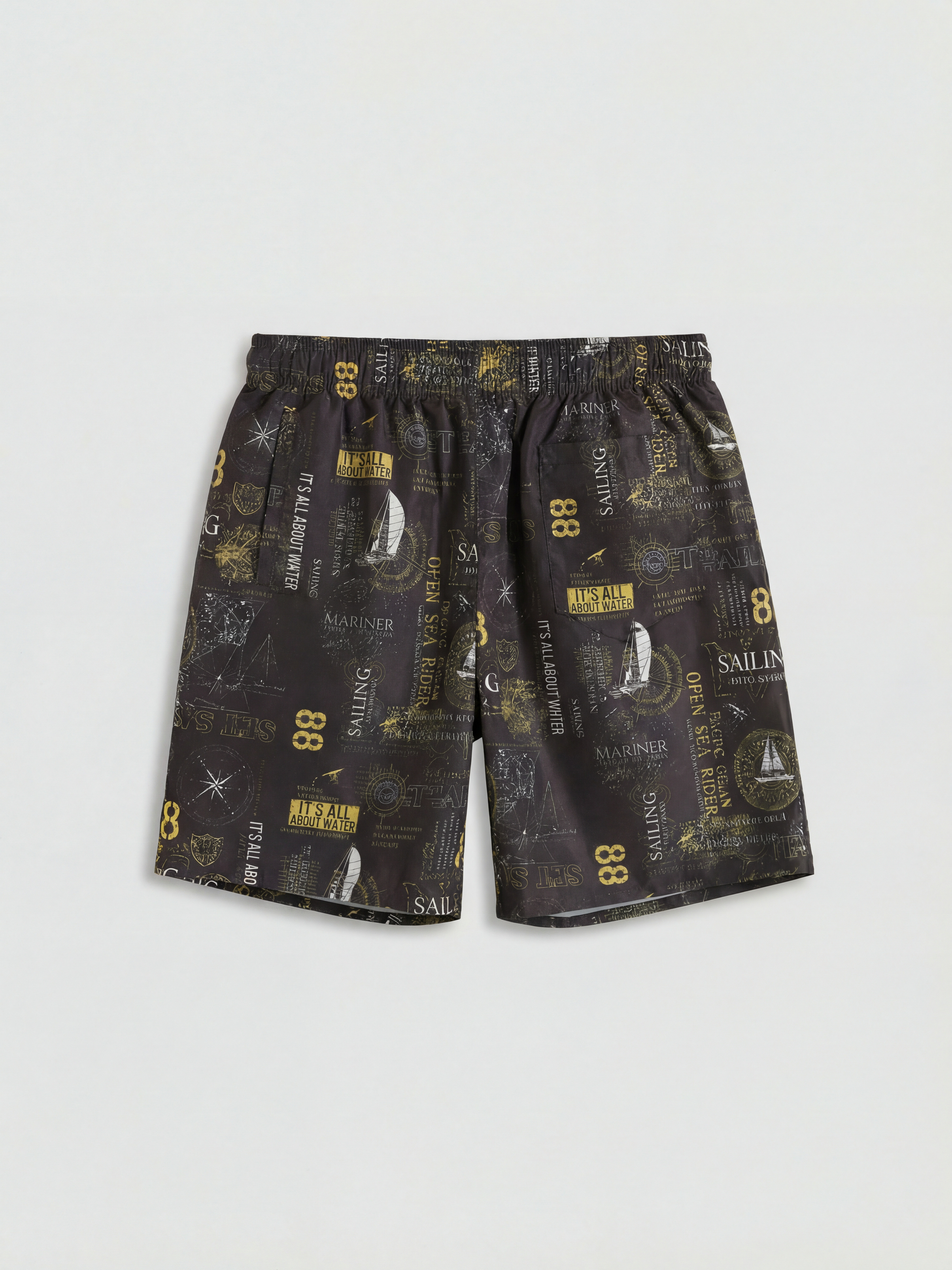 LCW SWIMWEAR Kısa Boy Desenli Erkek Deniz Şortu görsel 2