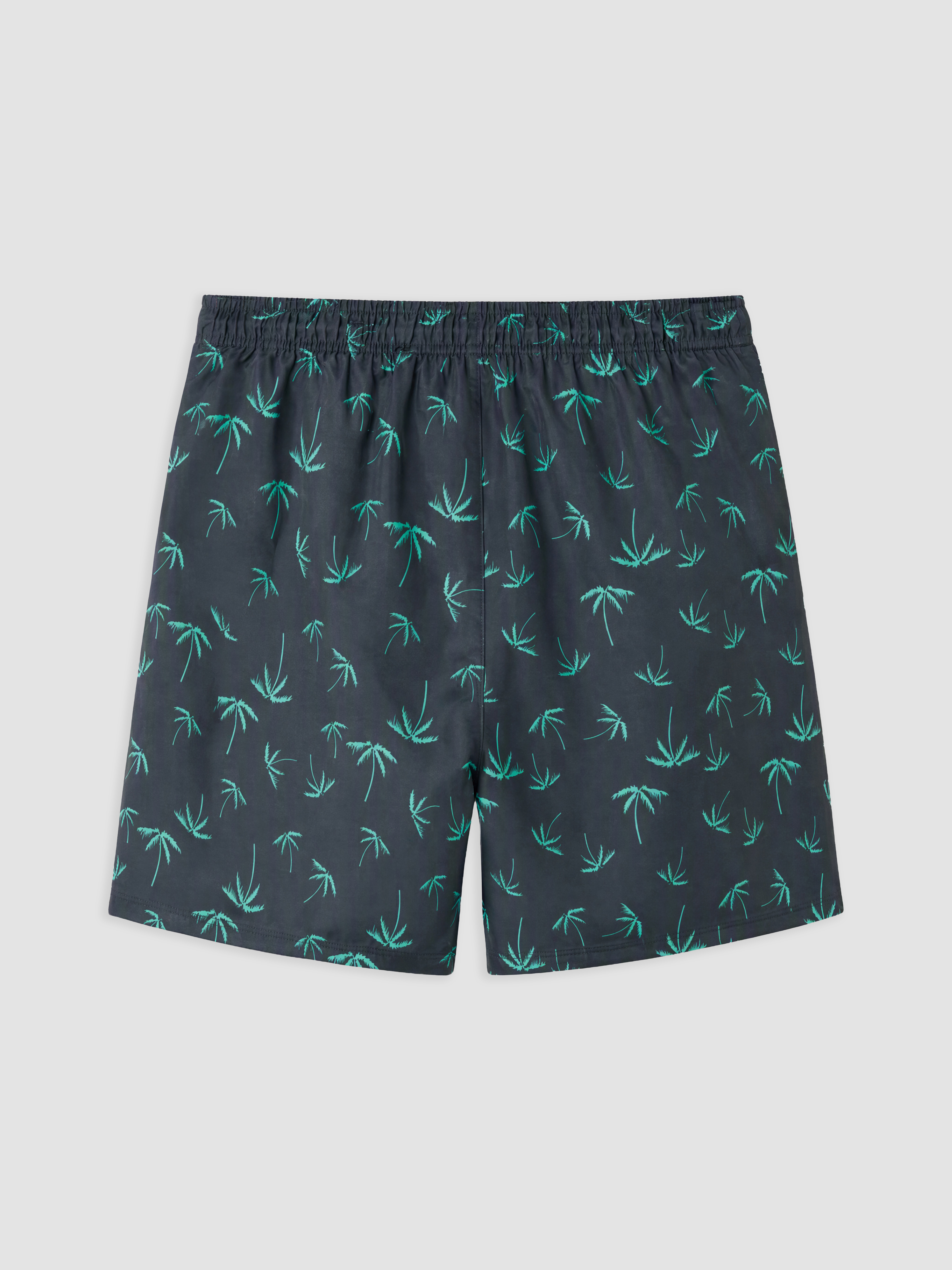 LCW SWIMWEAR Kısa Boy Palmiye Desenli Erkek Deniz Şortu görsel 6