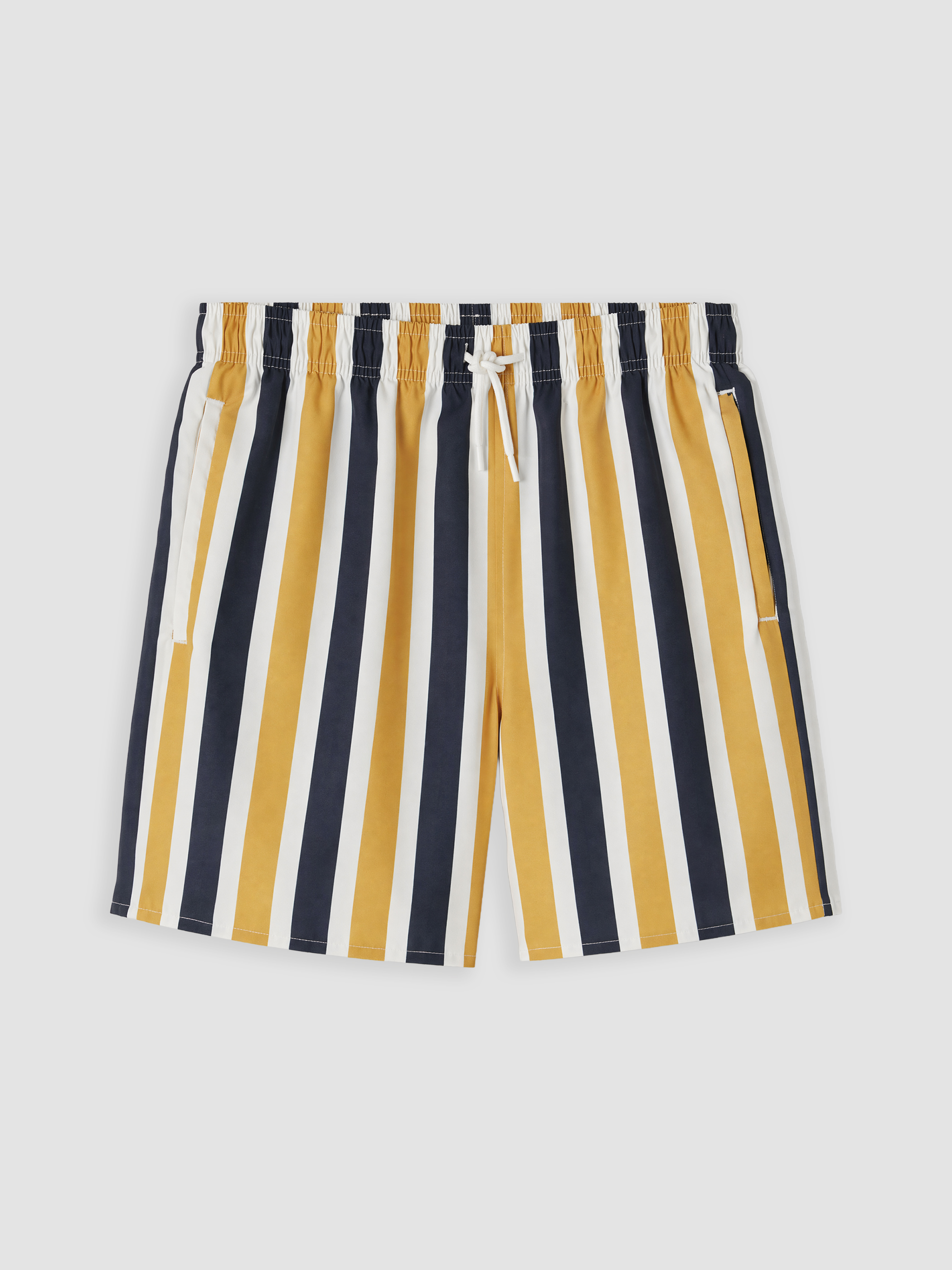 LCW SWIMWEAR Kısa Boy Çizgili Erkek Deniz Şortu görsel 6