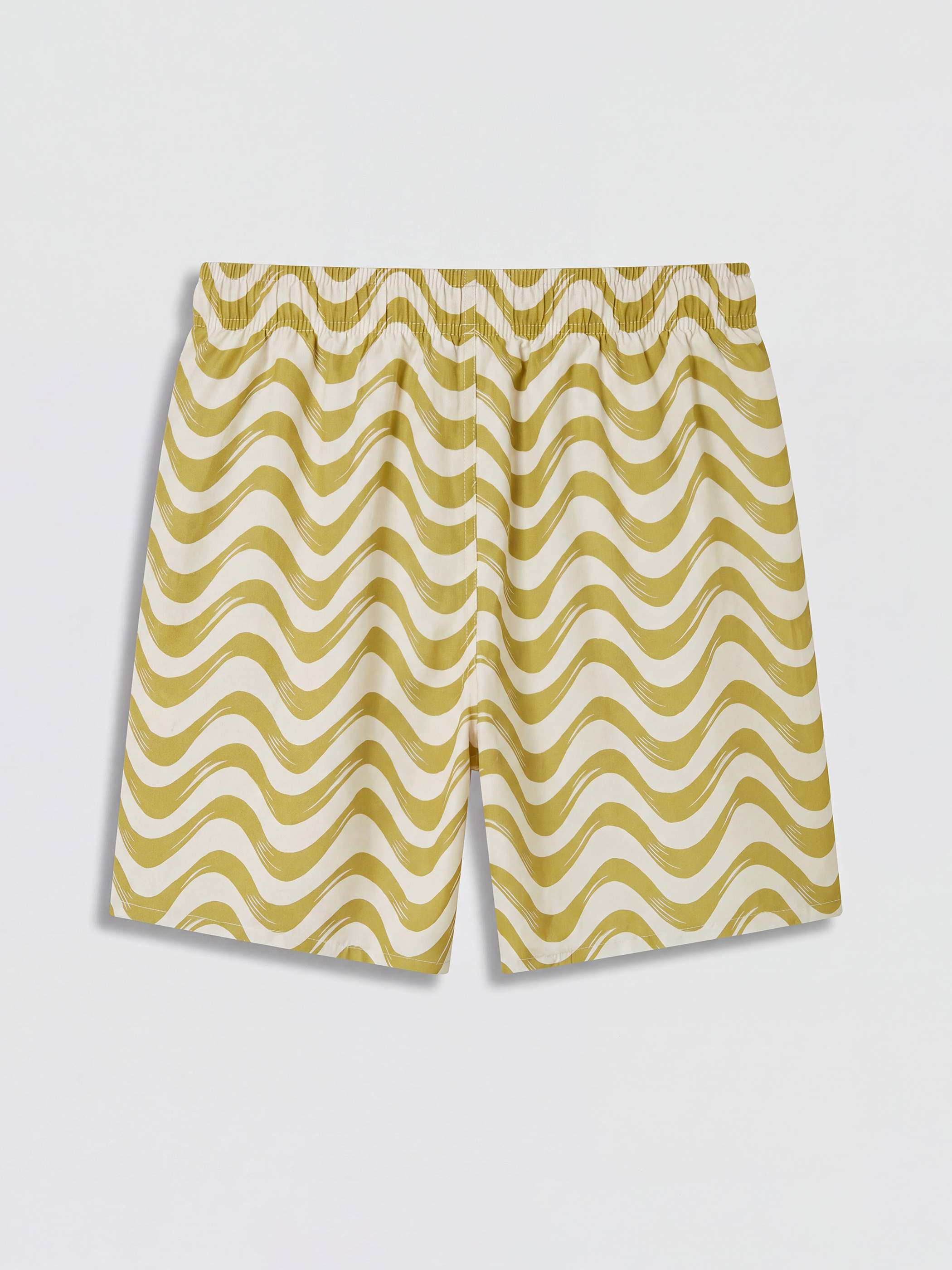 LCW SWIMWEAR Kısa Boy Dalgalı Desenli Erkek Deniz Şortu görsel 6