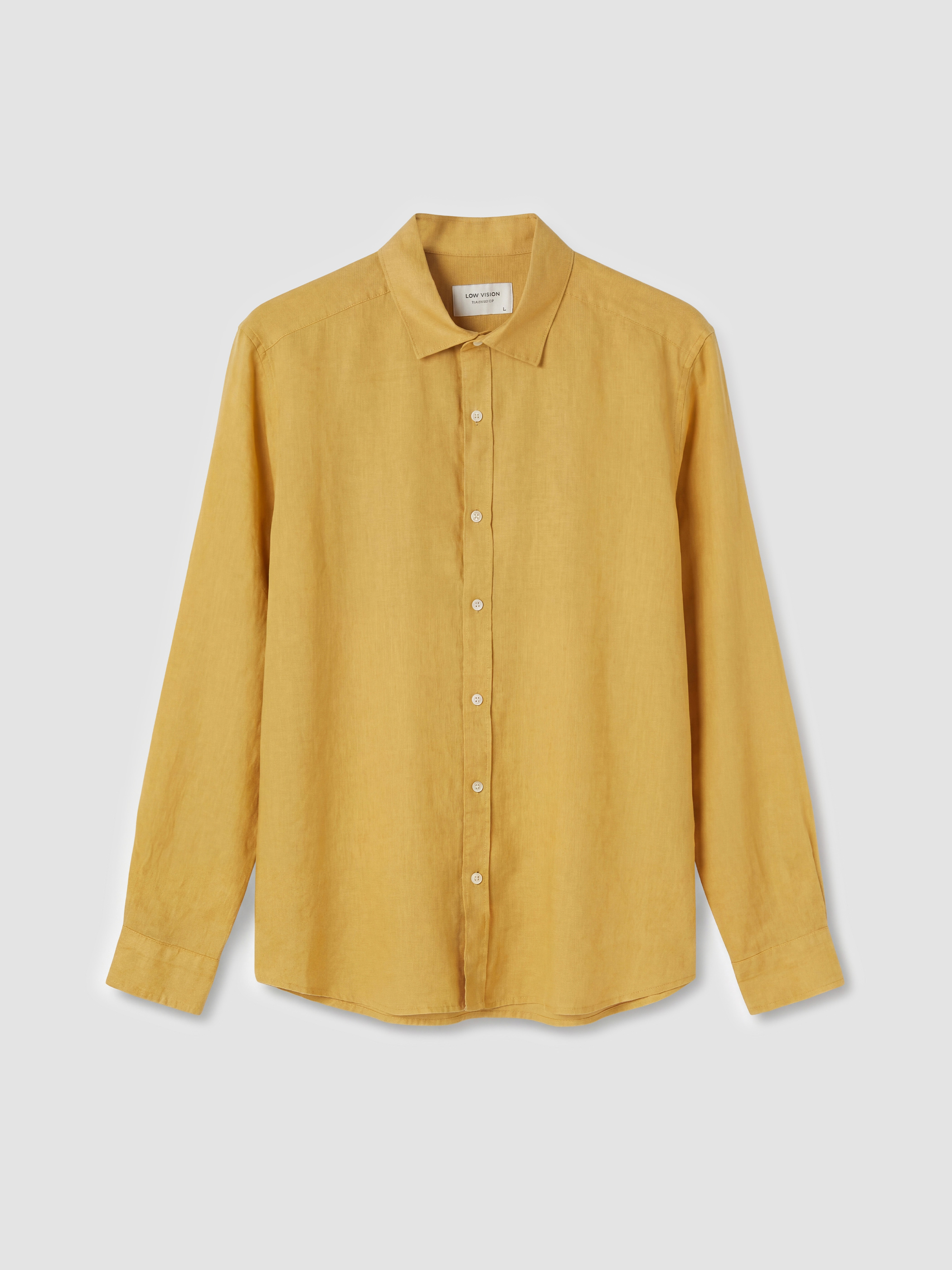 LCW Vision Regular Fit %100 Keten Erkek Gömlek görsel 5