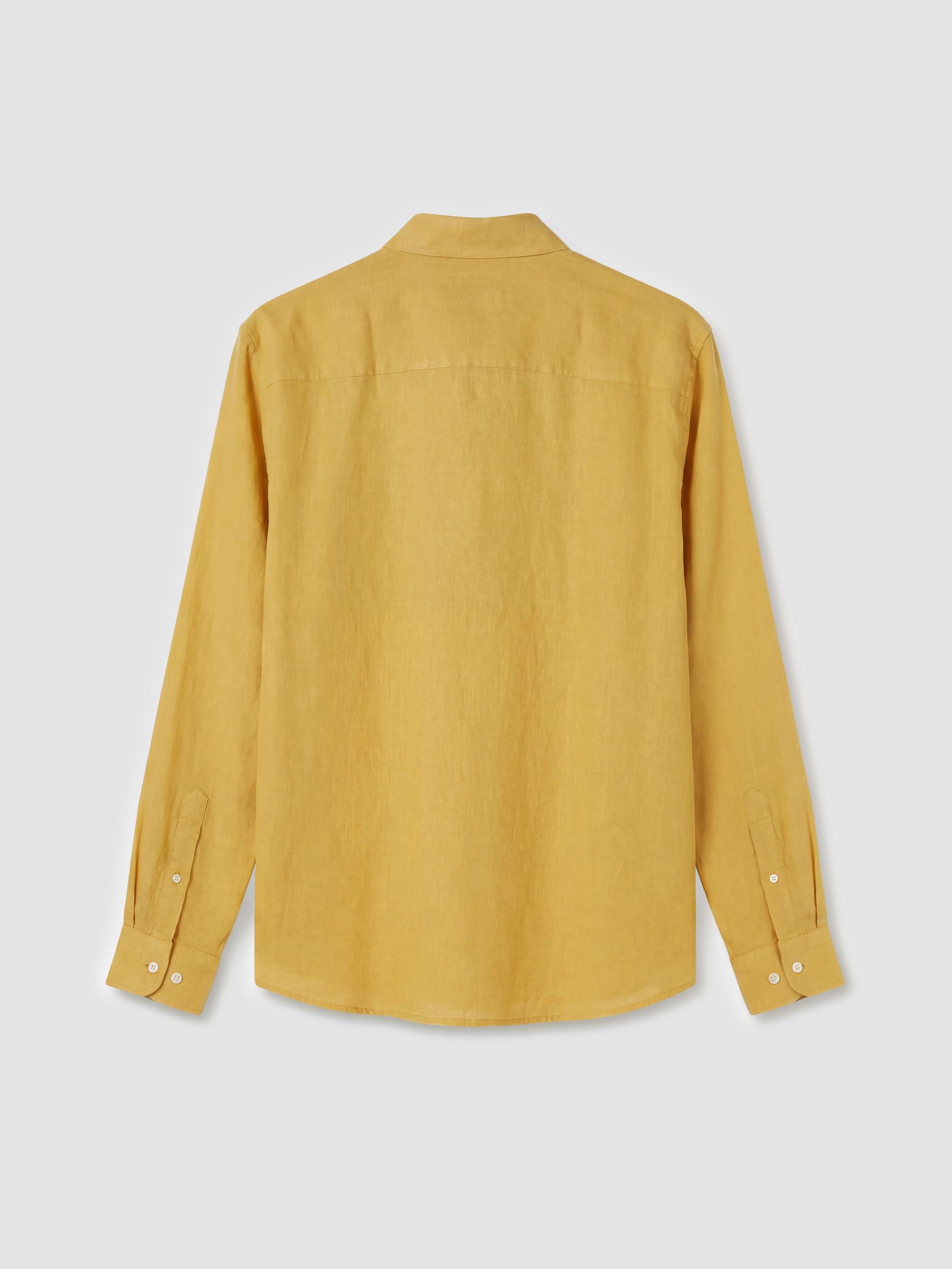 LCW Vision Regular Fit %100 Keten Erkek Gömlek görsel 6