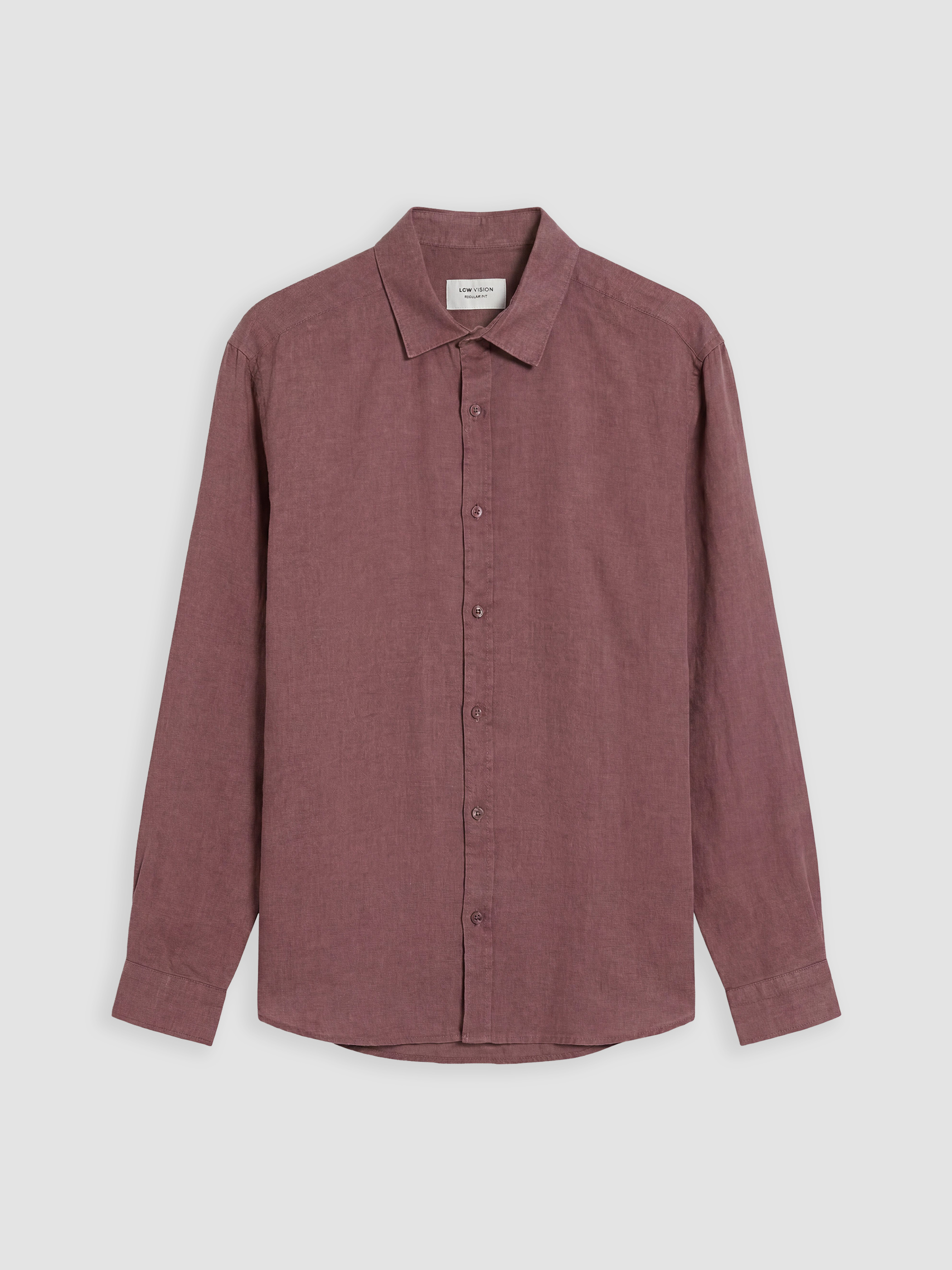LCW Vision Regular Fit %100 Keten Erkek Gömlek görsel 5