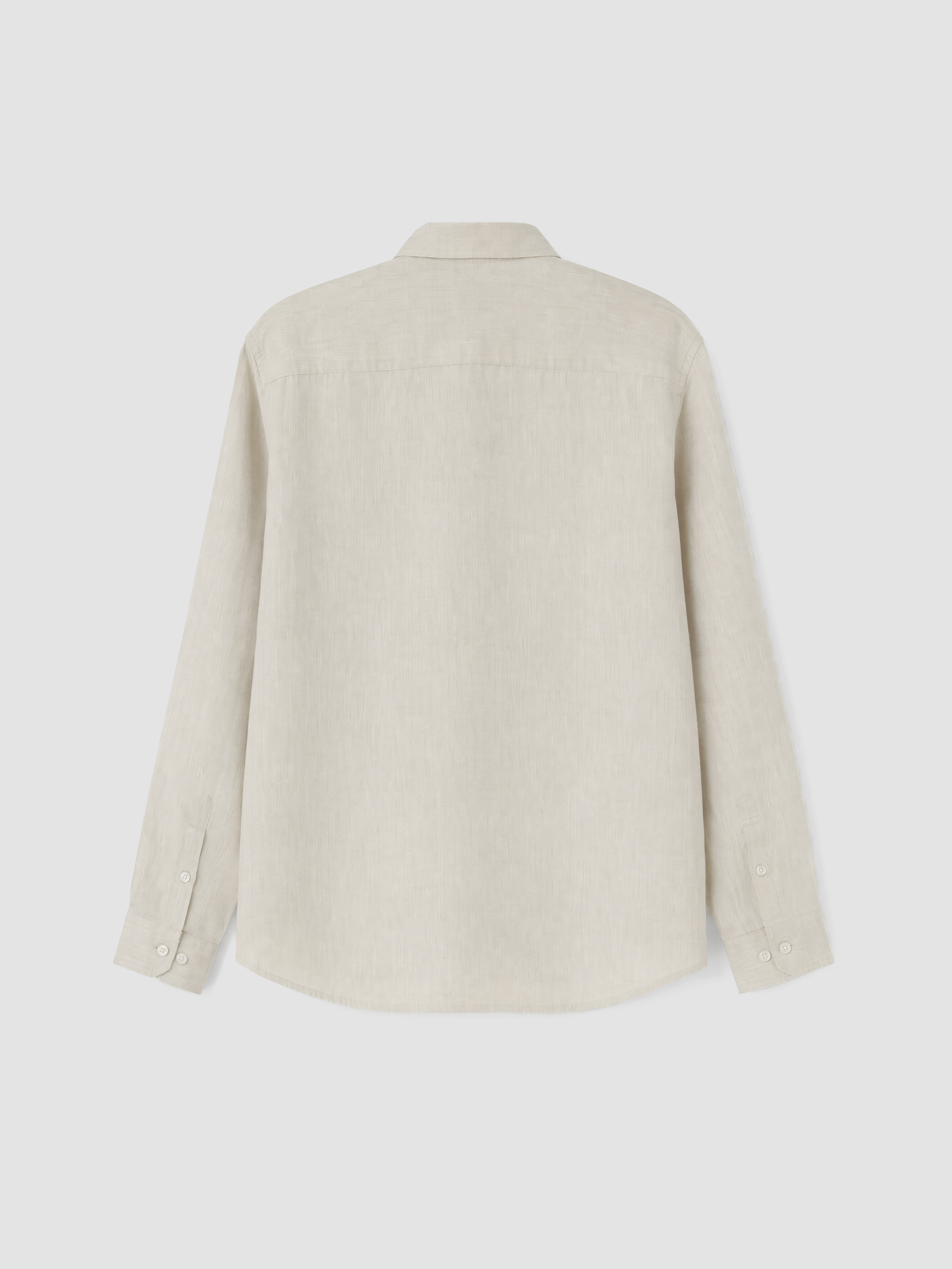 LCW Vision Regular Fit %100 Keten Erkek Gömlek görsel 7