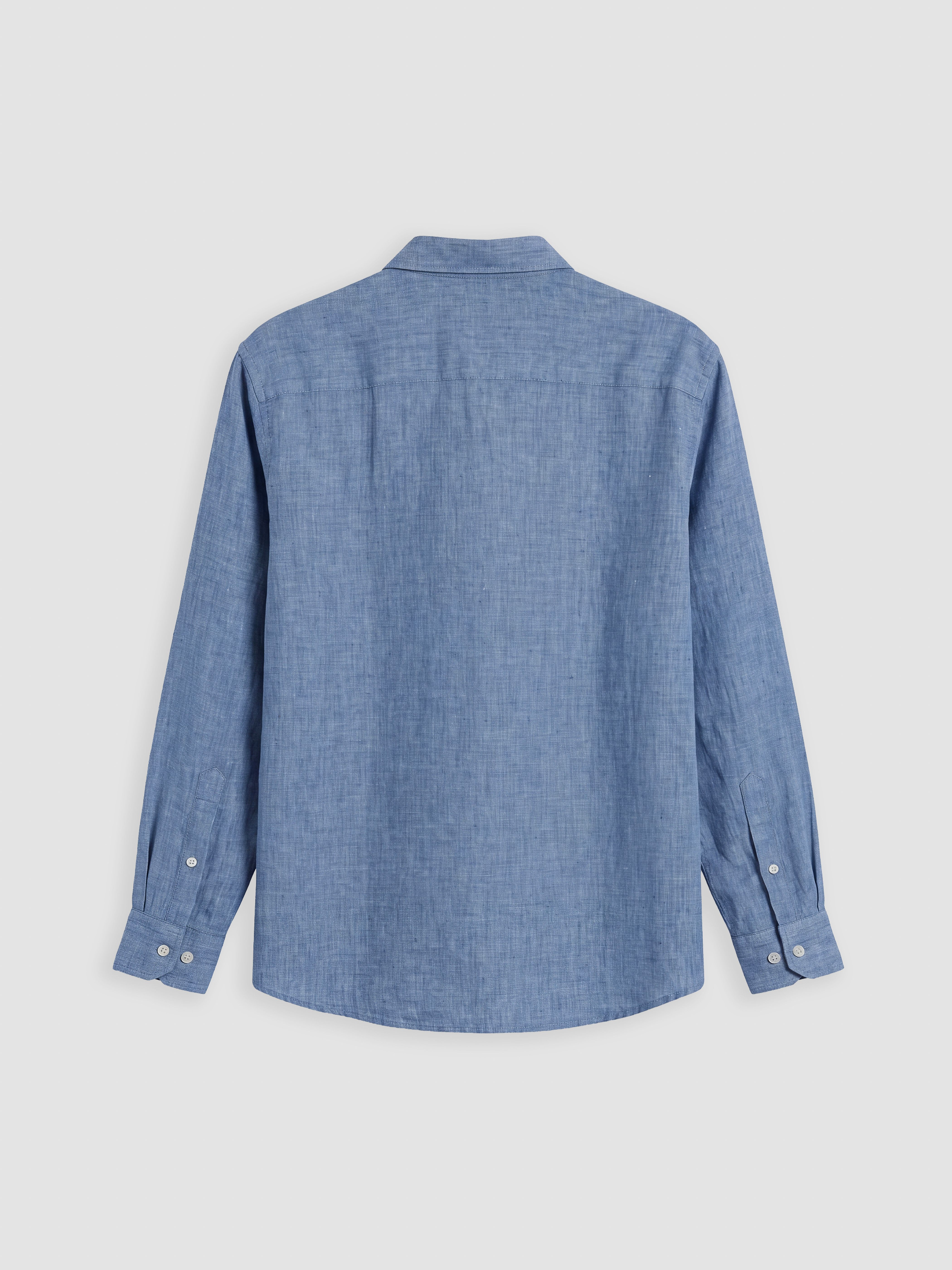 LCW Vision Regular Fit %100 Keten Erkek Gömlek görsel 7