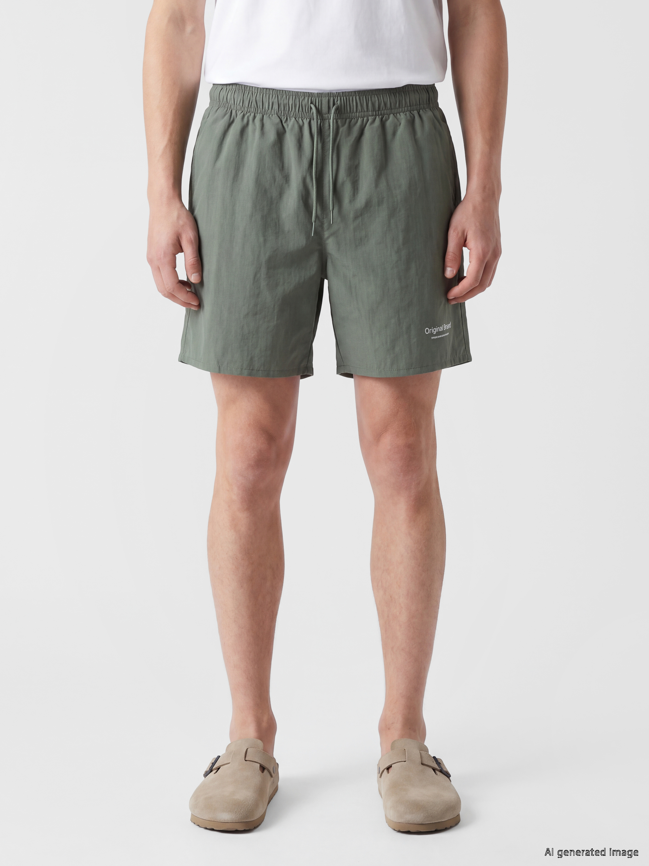 LCW SWIMWEAR Kısa Boy Baskılı Erkek Deniz Şortu görsel 2