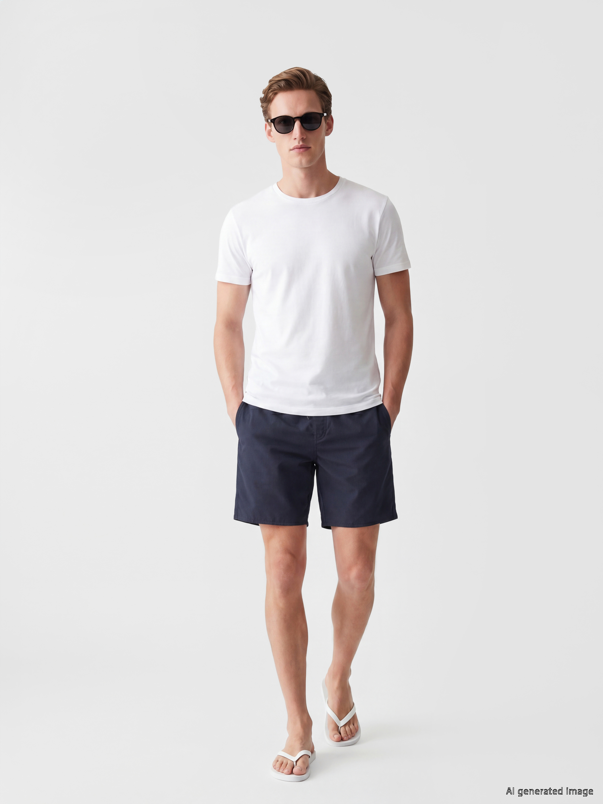 LCW SWIMWEAR Kısa Boy Erkek Deniz Şortu