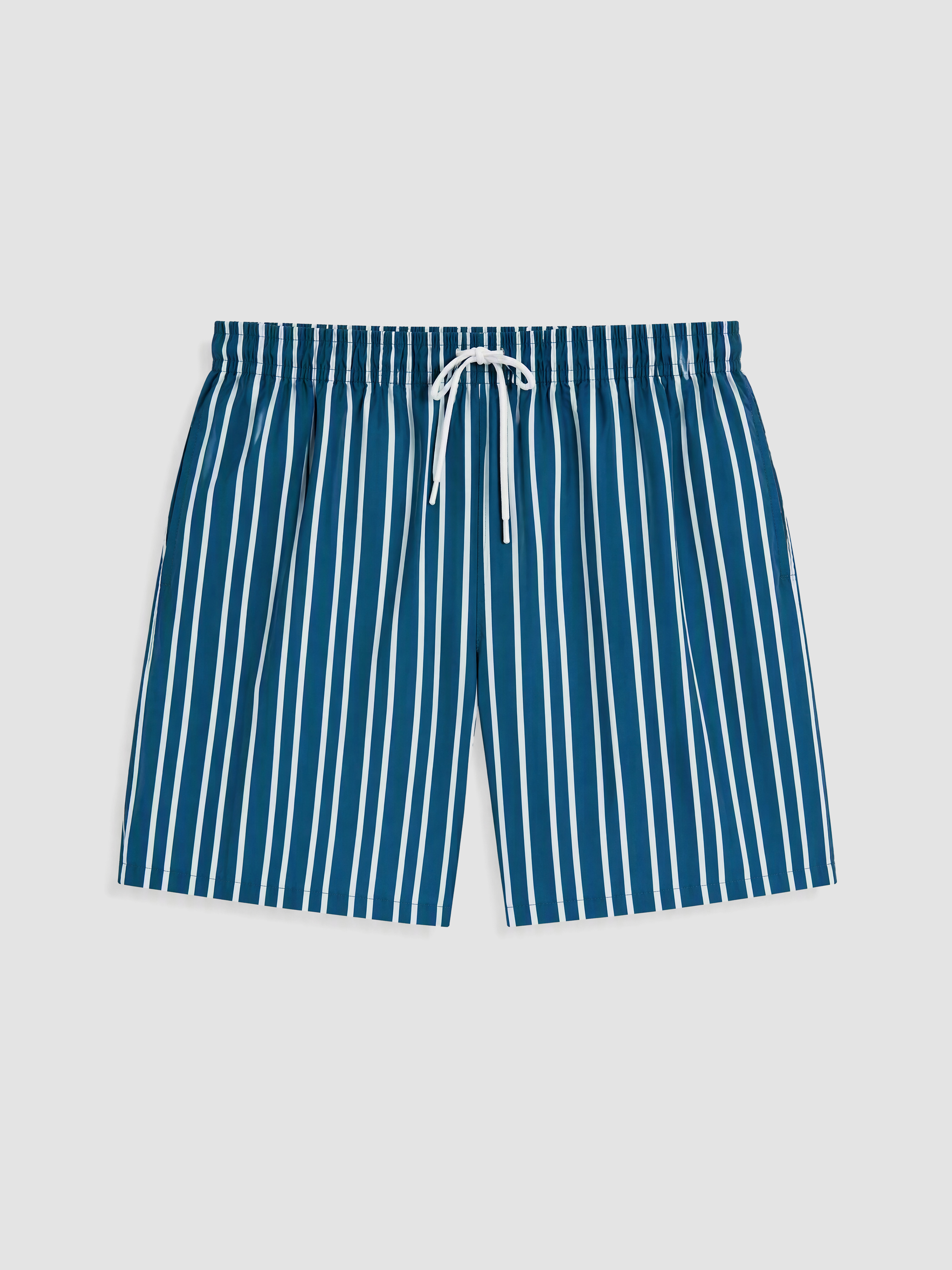 LCW SWIMWEAR Kısa Boy Çizgili Erkek Deniz Şortu görsel 5