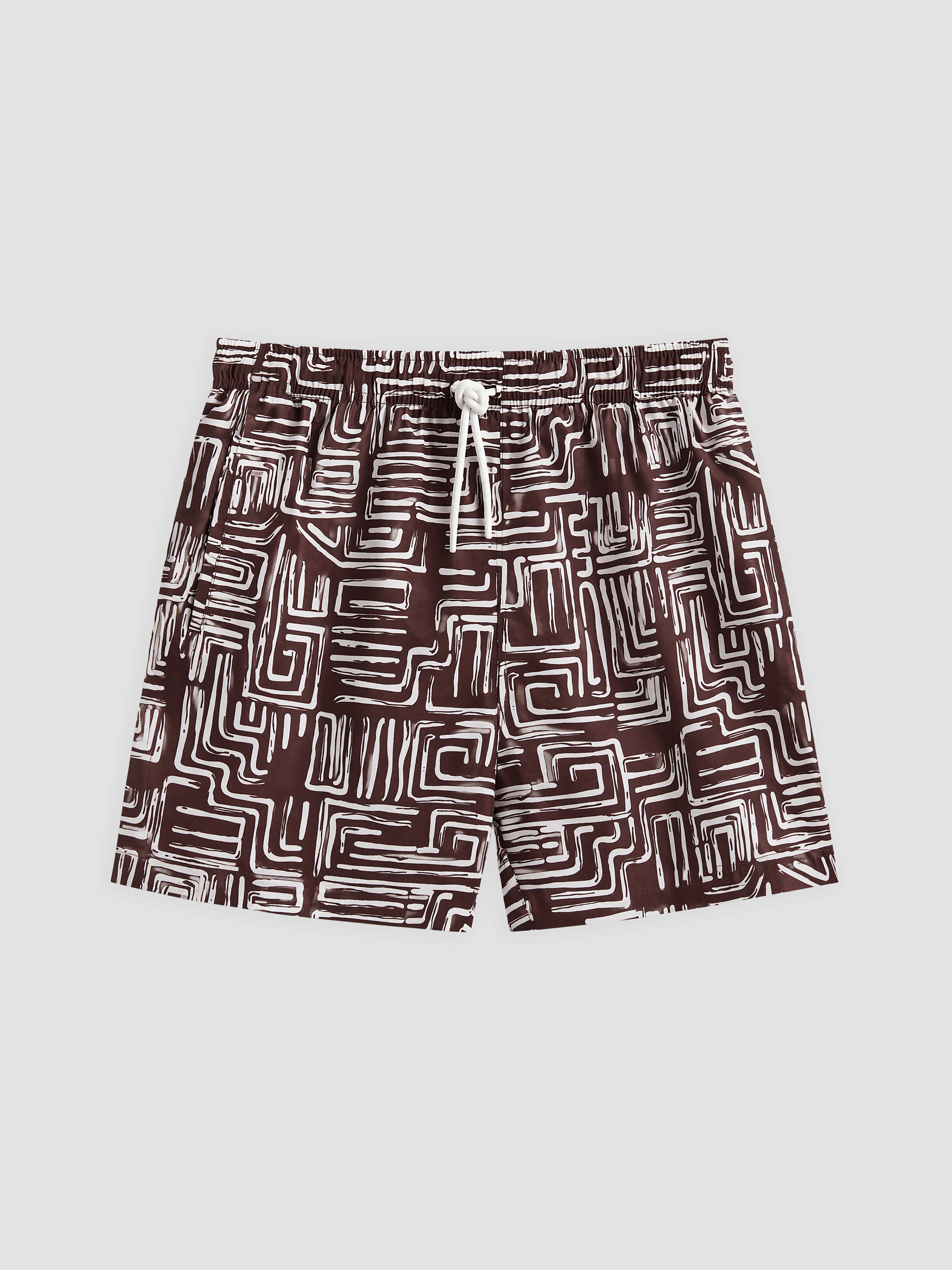 LCW SWIMWEAR Kısa Boy Desenli Erkek Deniz Şortu görsel 5