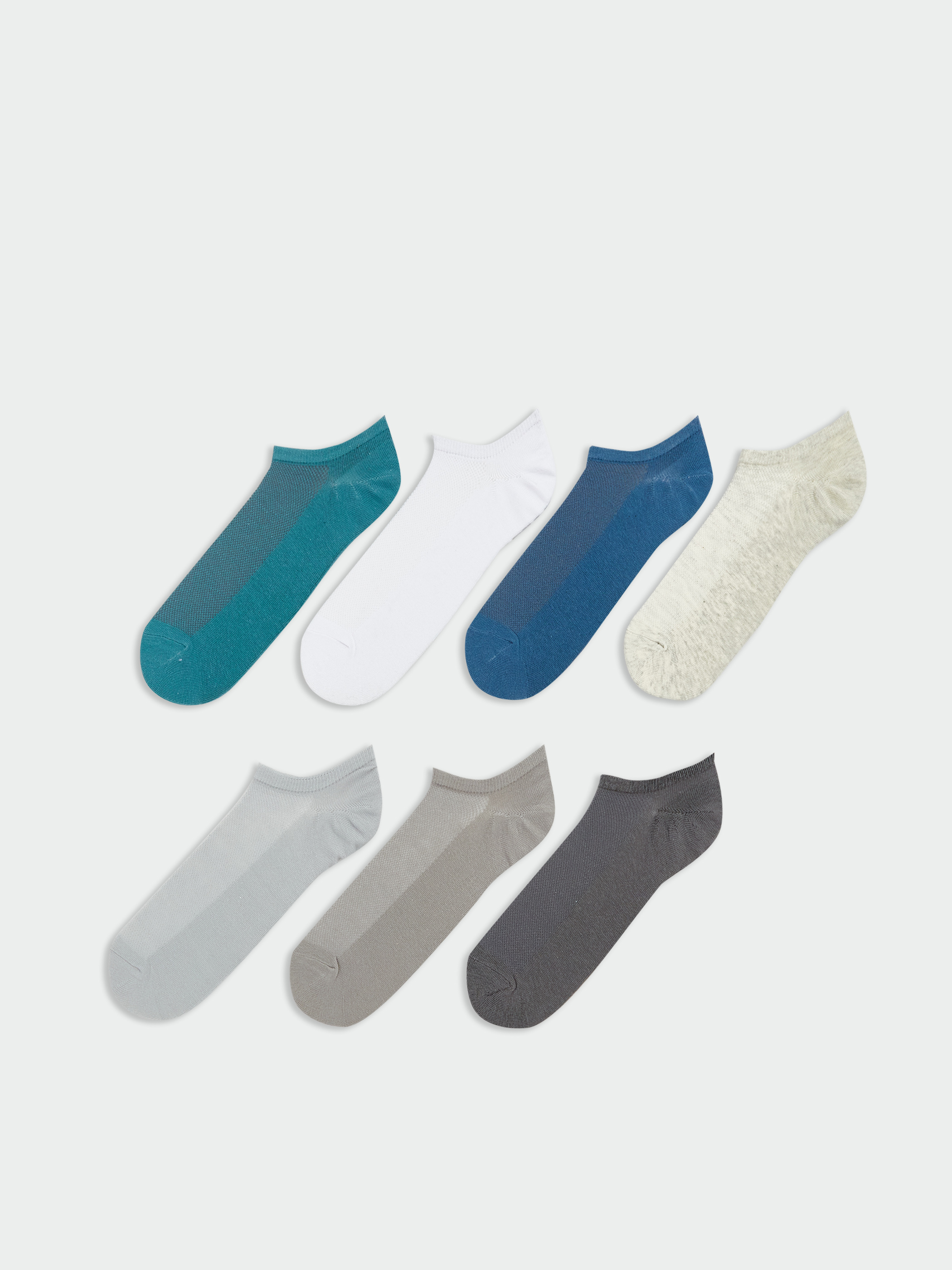 LCW ACCESSORIES Erkek Sneaker Çorap 7'li