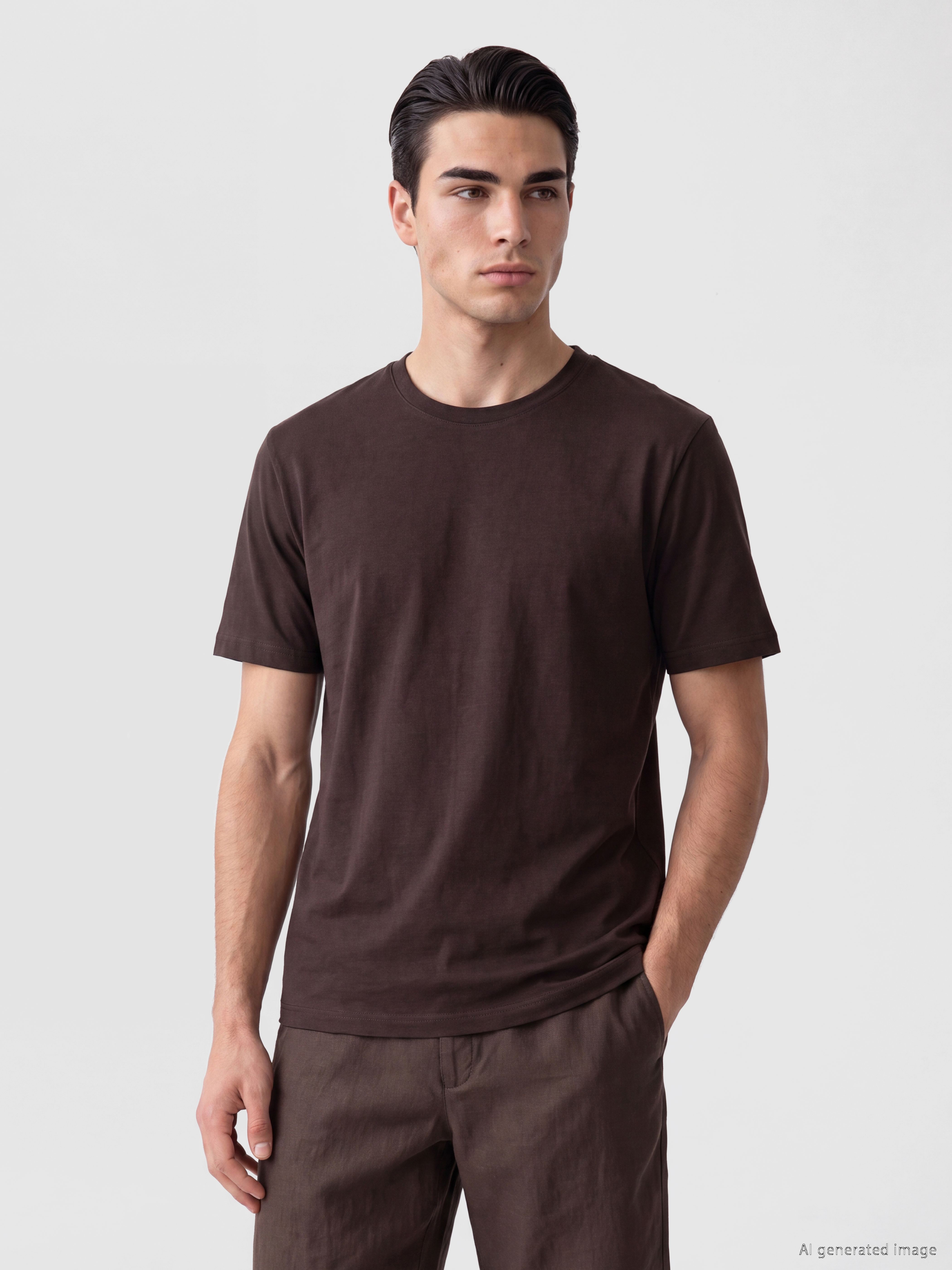 LCWAIKIKI Classic Regular Fit İnce Kumaş Tişört /03