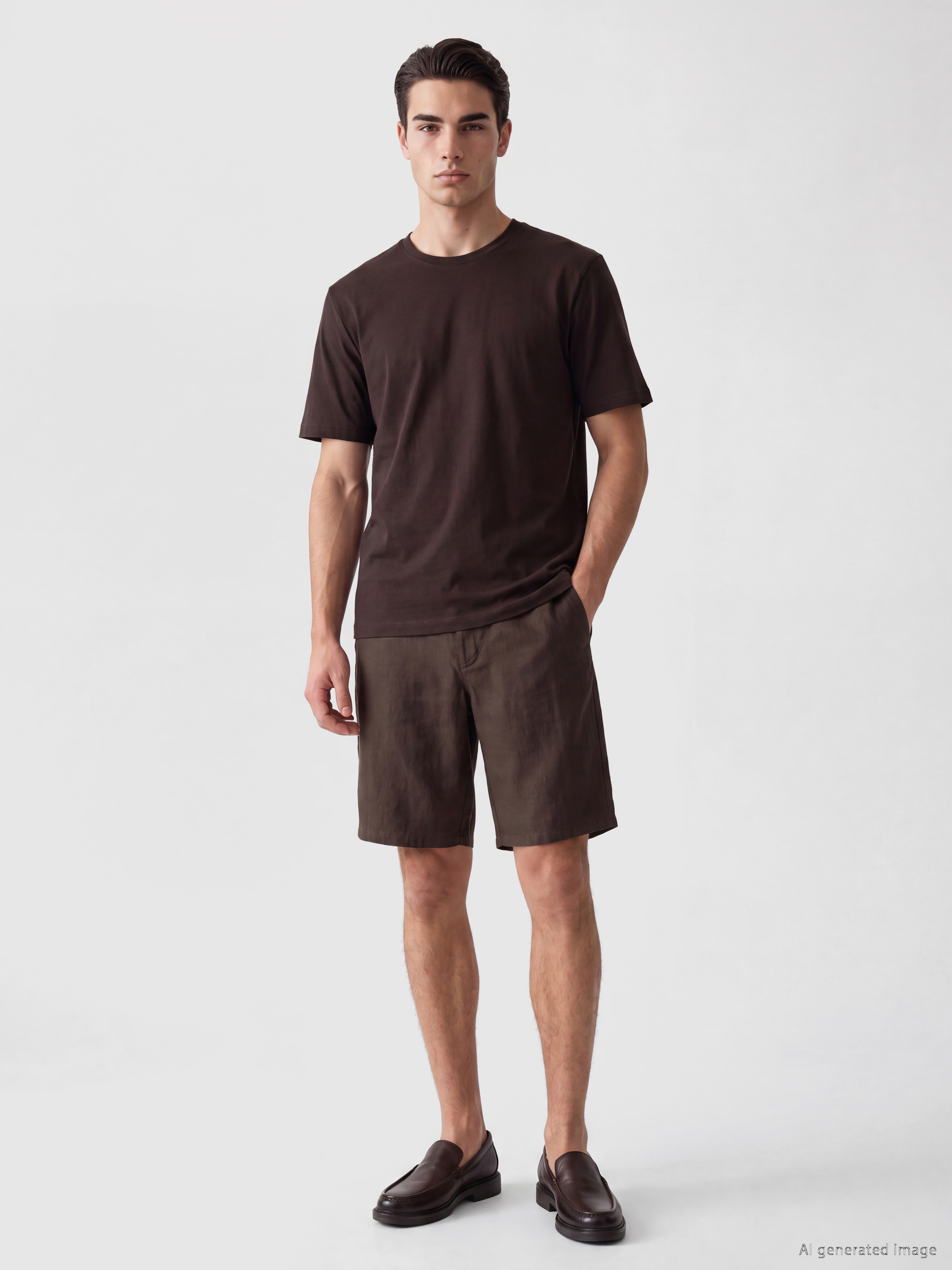 LCWAIKIKI Classic Regular Fit İnce Kumaş Tişört /03 görsel 2