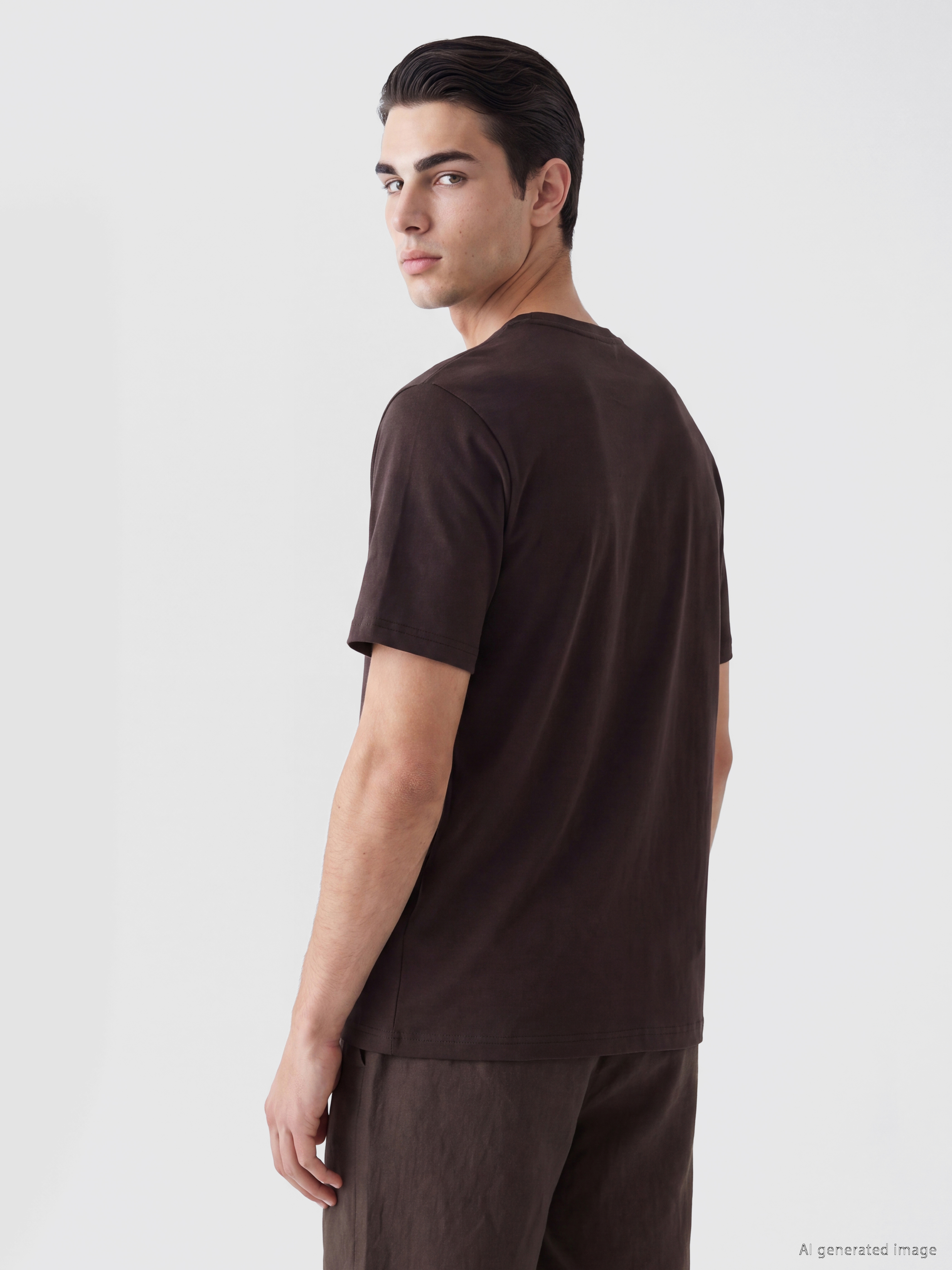 LCWAIKIKI Classic Regular Fit İnce Kumaş Tişört /03 görsel 3