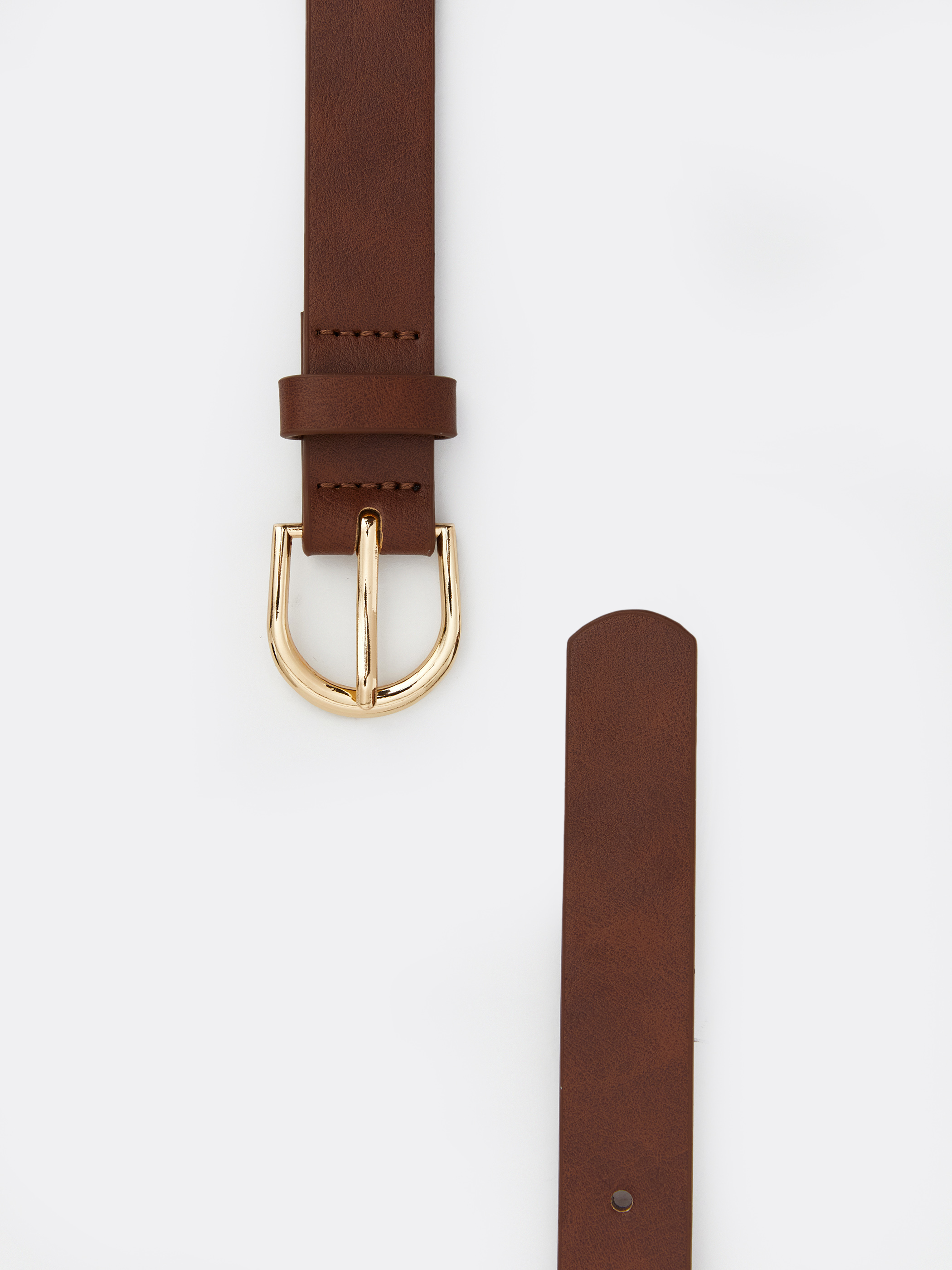 LCW ACCESSORIES Deri Görünümlü Kadın Kemer 2'li görsel 3