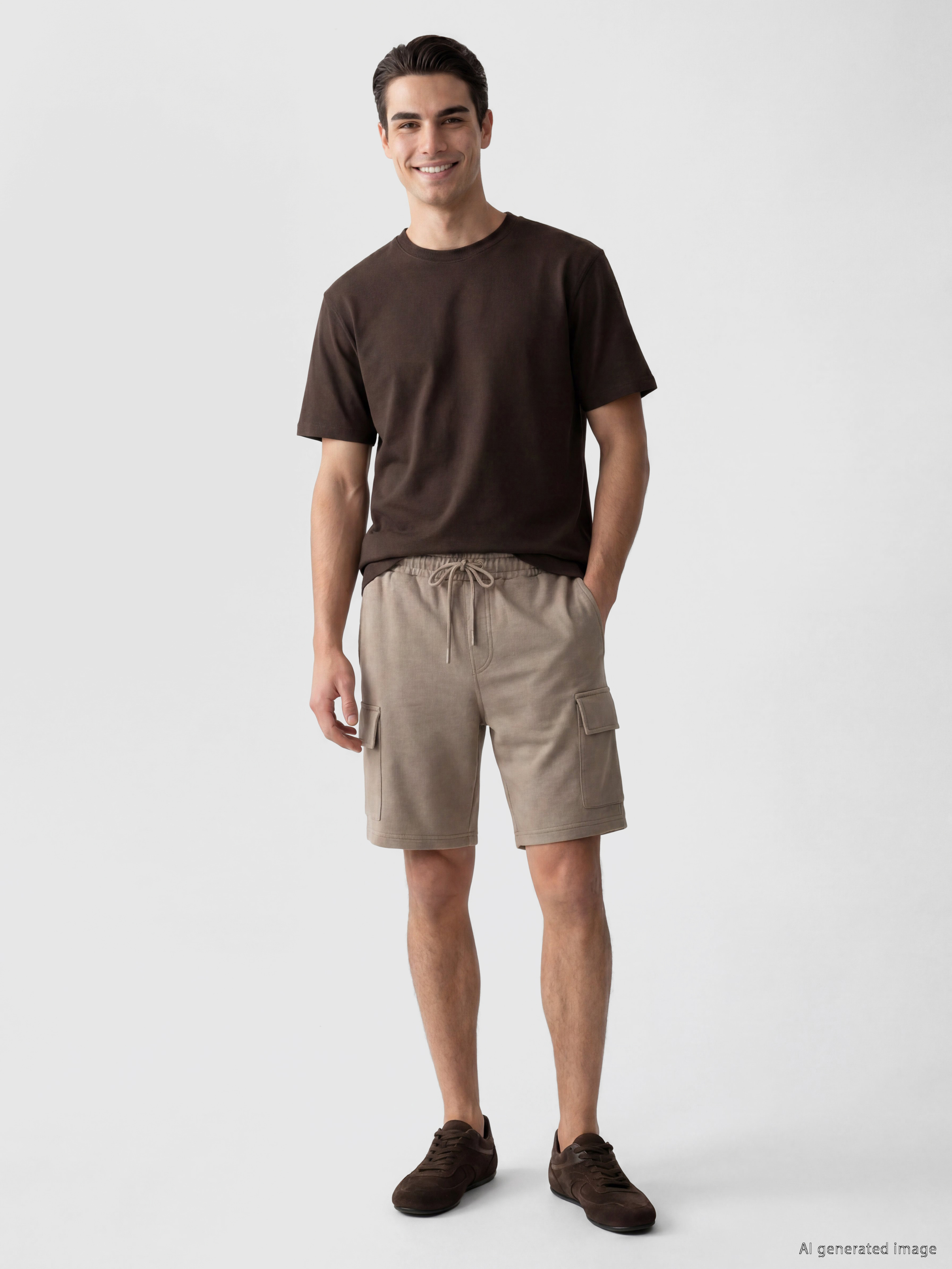 LCWAIKIKI Classic Regular Fit Erkek Kargo Şort görsel 3