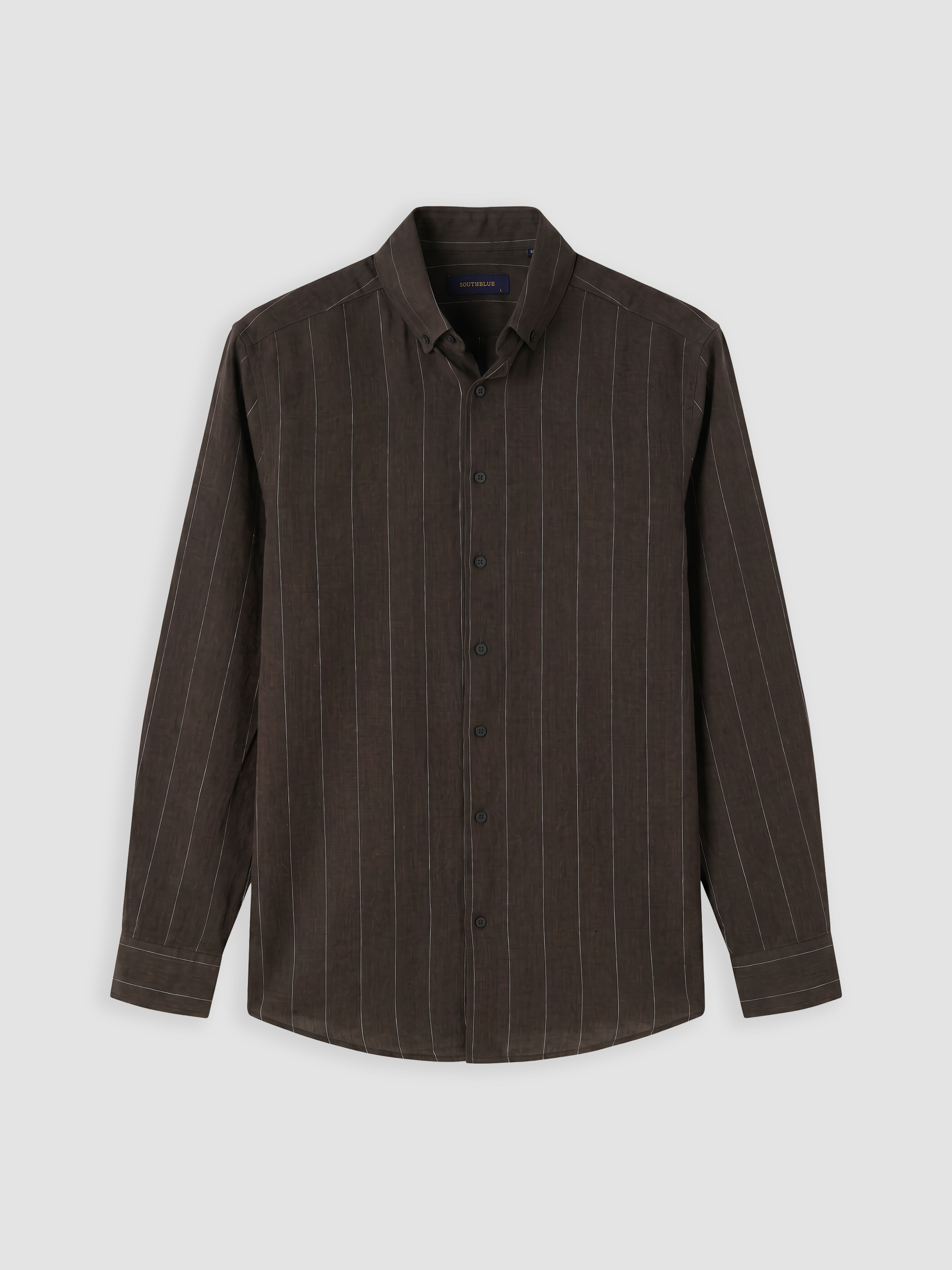 SOUTHBLUE Regular Fit Çizgili Poplin Erkek Gömlek görsel 5