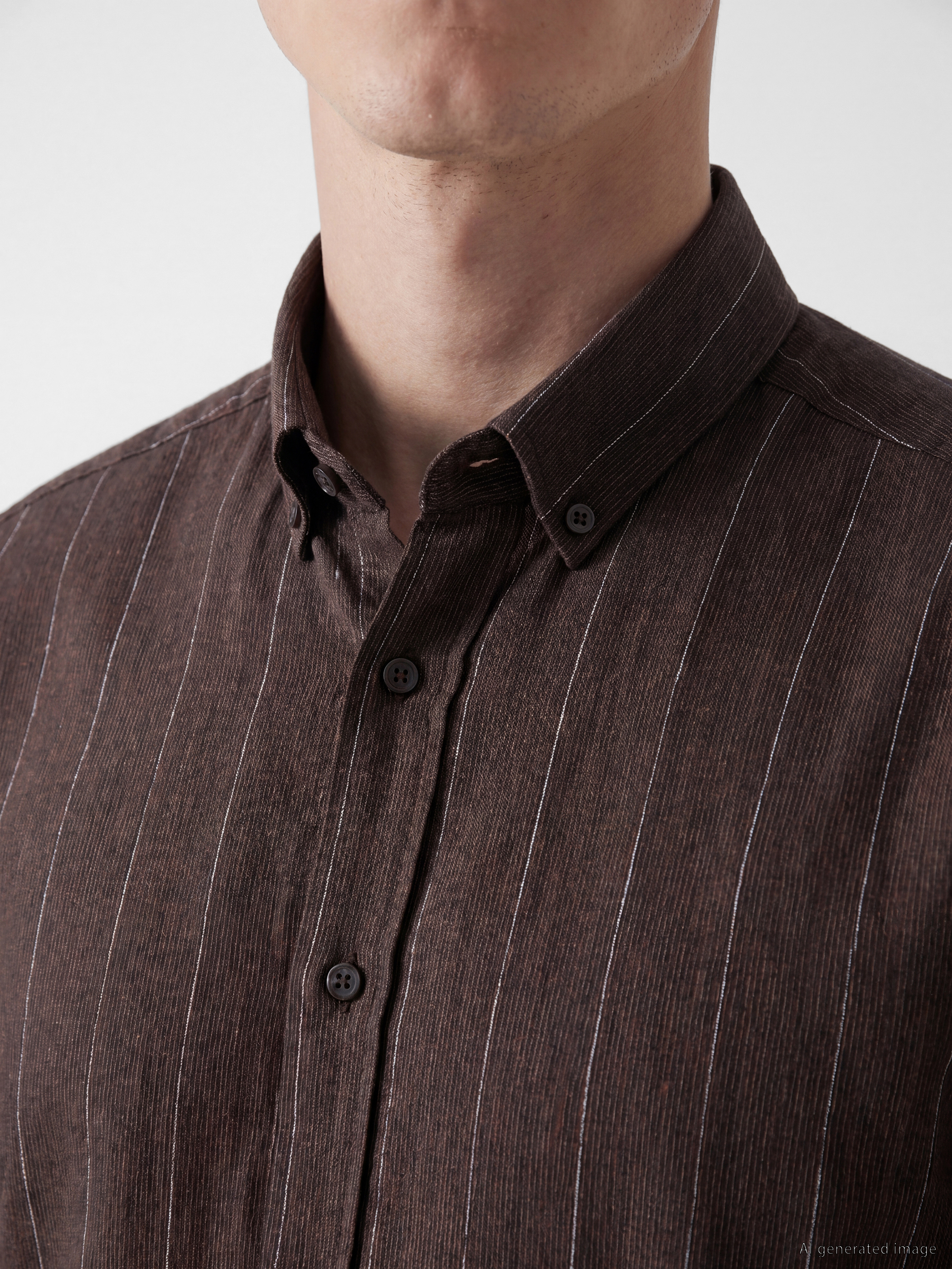 SOUTHBLUE Regular Fit Çizgili Poplin Erkek Gömlek görsel 3