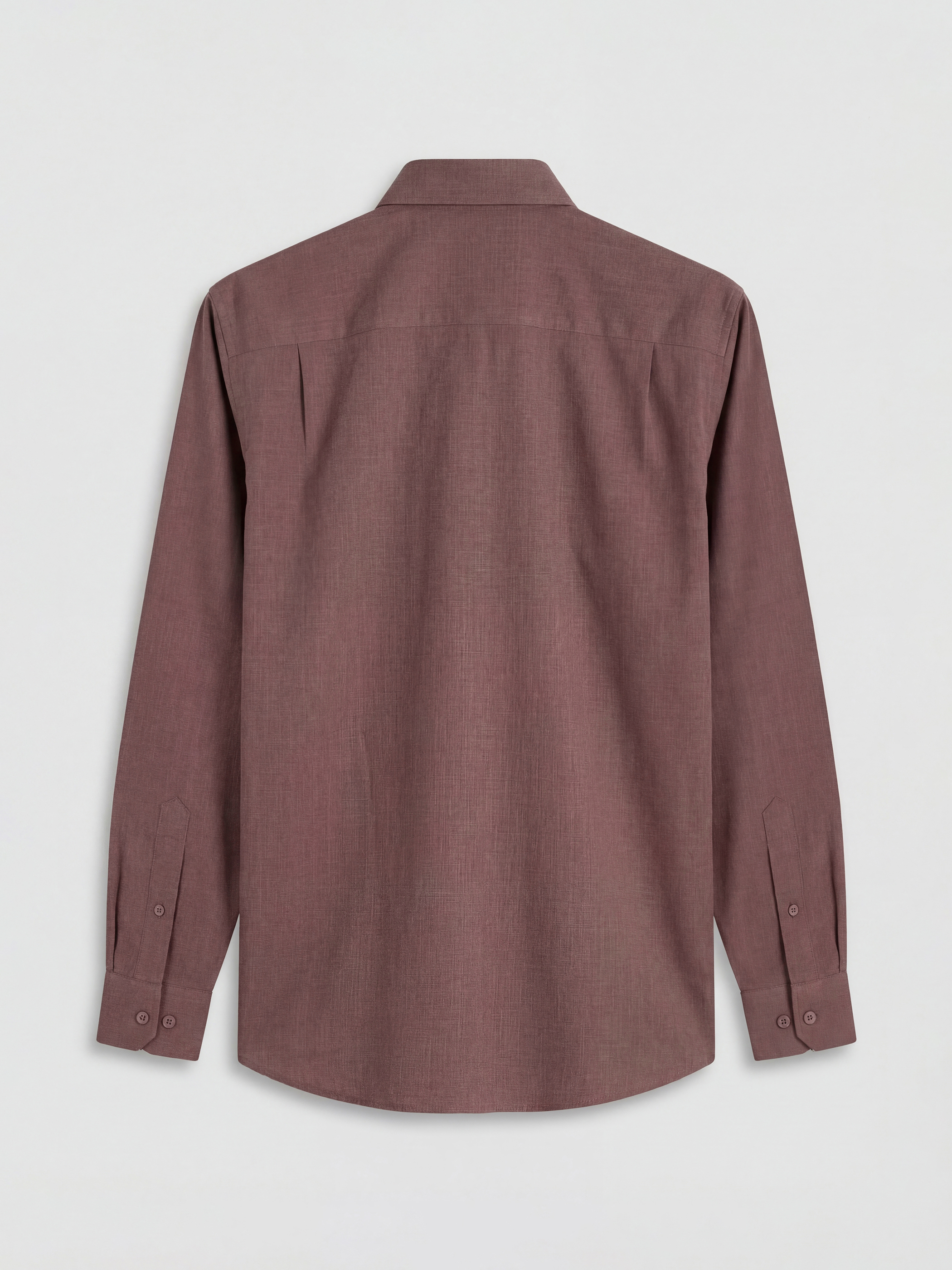 LCWAIKIKI Classic Regular Fit Keten Görünümlü Erkek Gömlek görsel 6