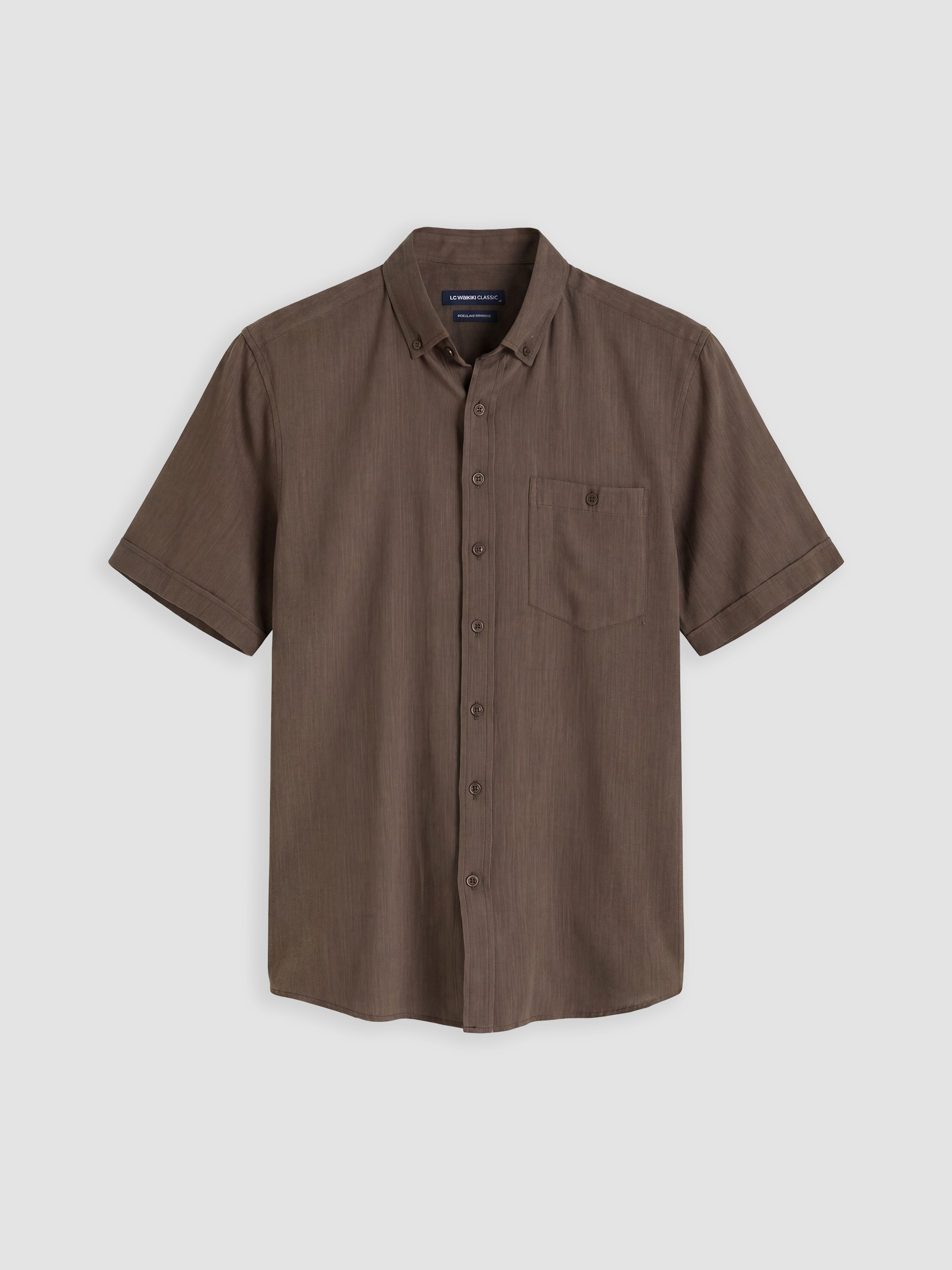 LCWAIKIKI Classic Regular Fit Armürlü Erkek Gömlek görsel 4