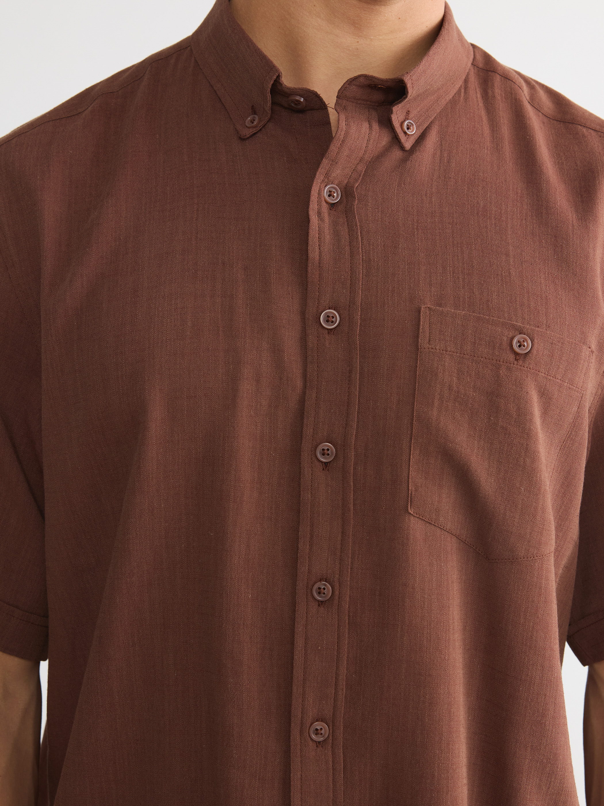 LCWAIKIKI Classic Regular Fit Armürlü Erkek Gömlek görsel 3