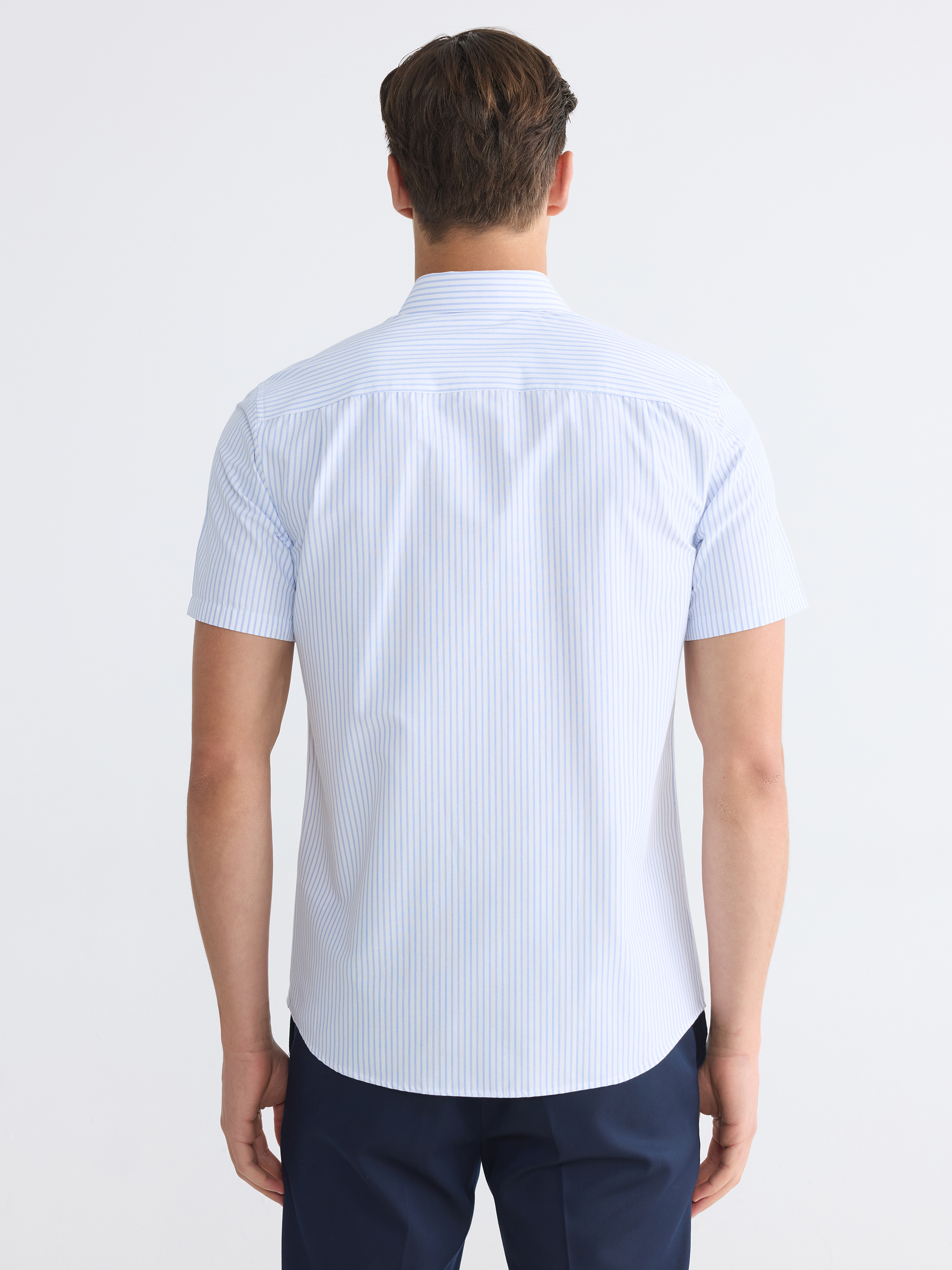 LCW BUSINESS Regular Fit Çizgili Erkek Gömlek görsel 4