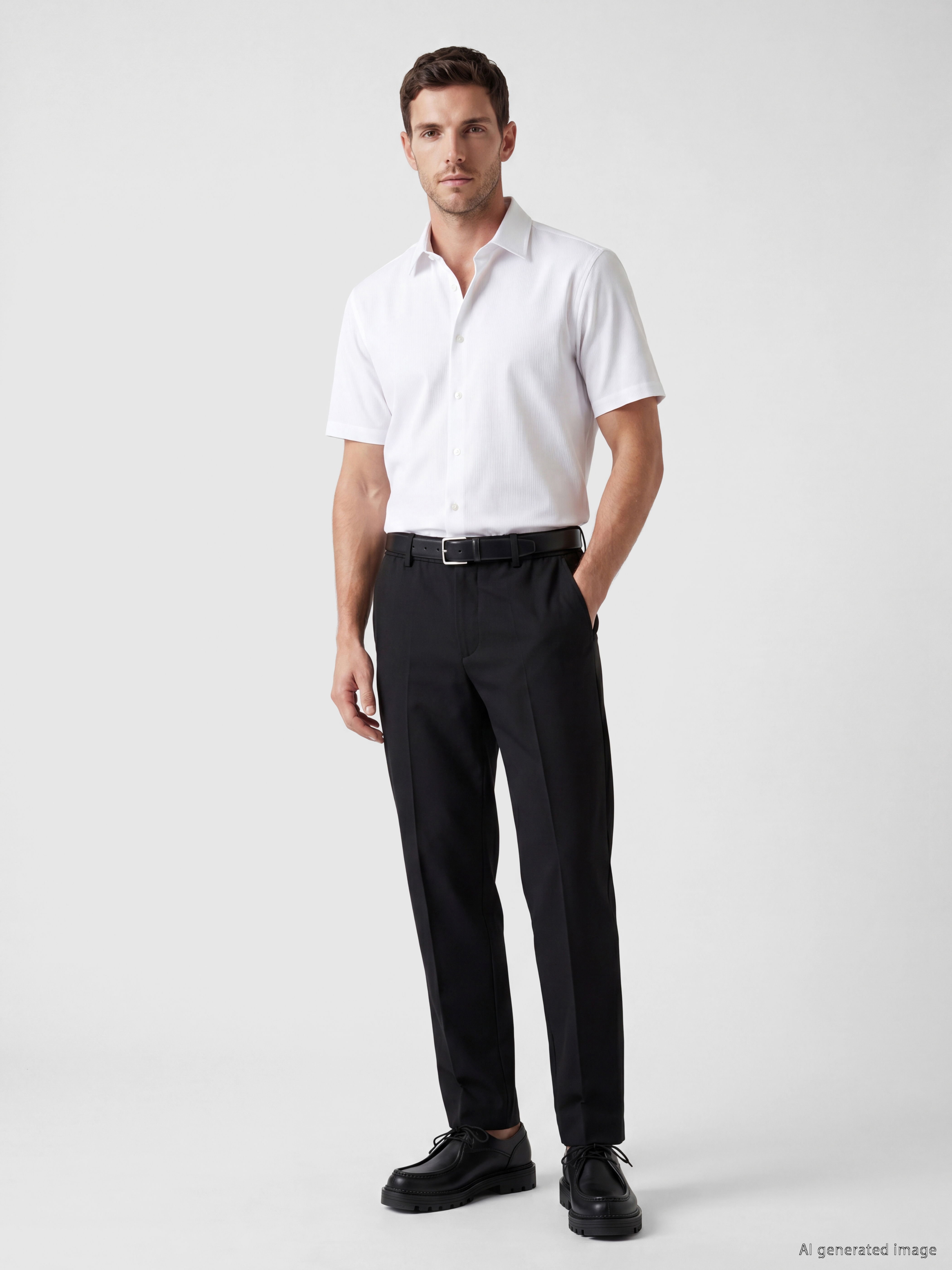 LCW BUSINESS Slim Fit Erkek Gömlek görsel 2