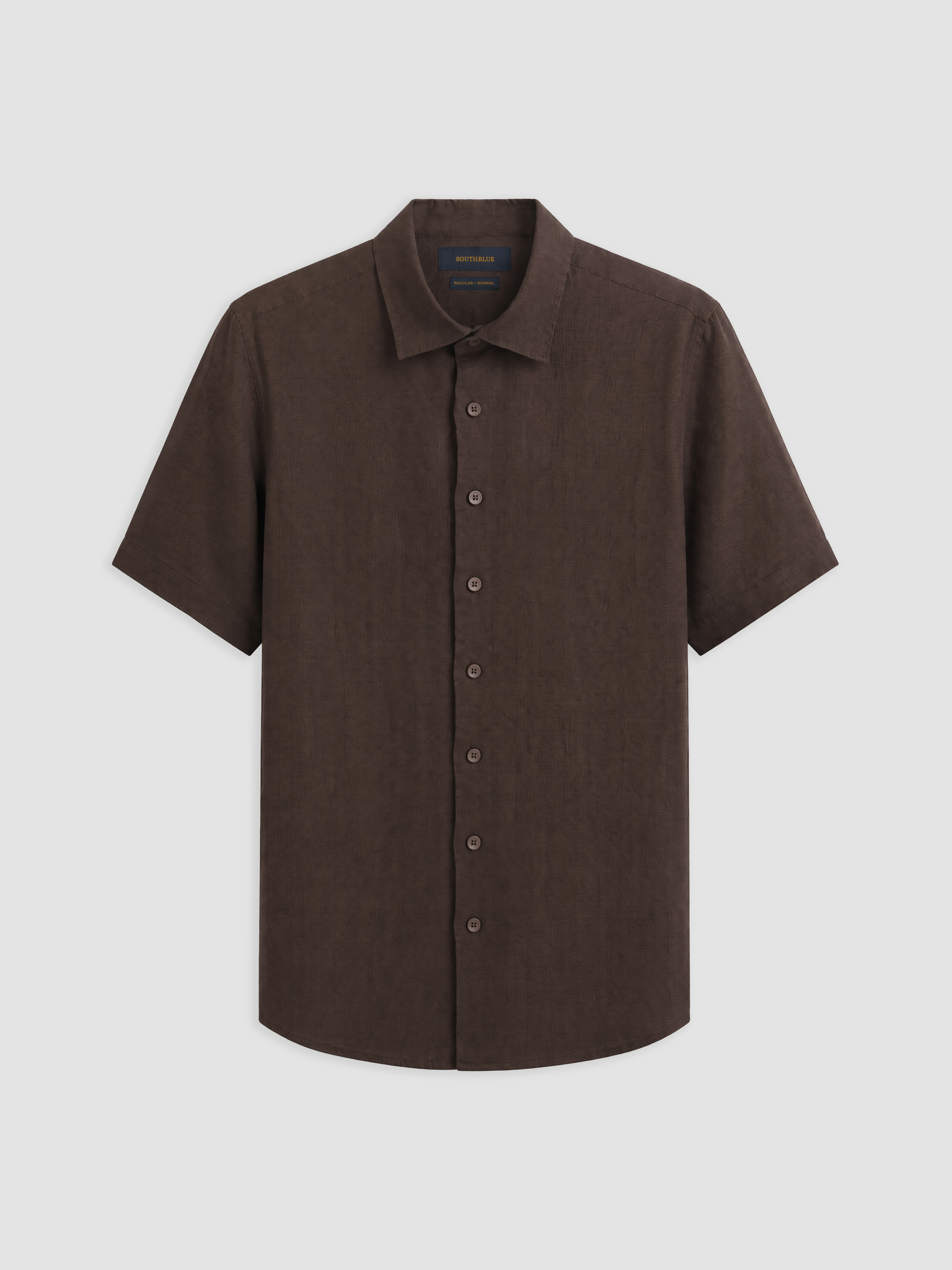 SOUTHBLUE Regular Fit %100 Keten Erkek Gömlek görsel 5