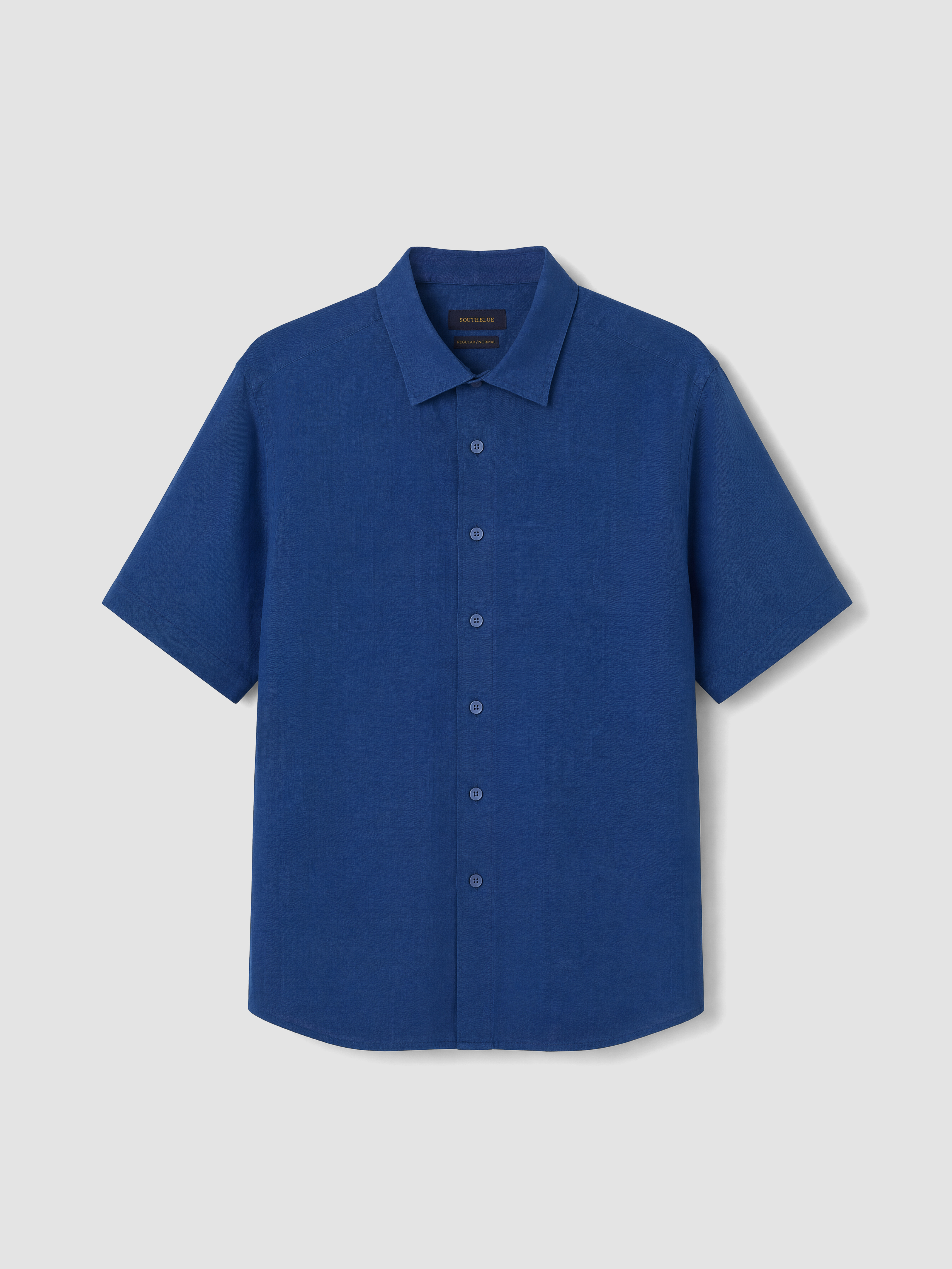 SOUTHBLUE Regular Fit %100 Keten Erkek Gömlek görsel 6
