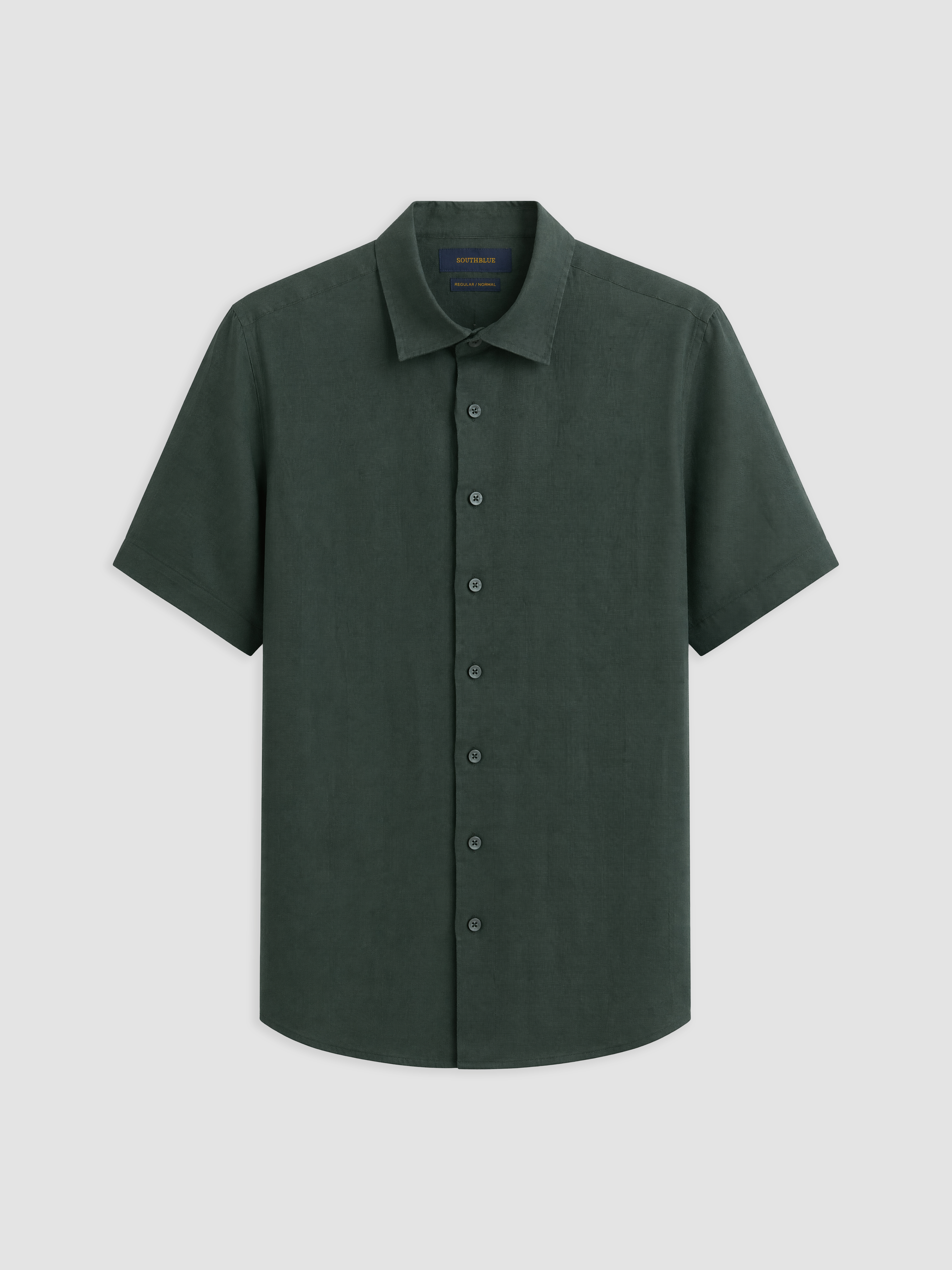 SOUTHBLUE Regular Fit %100 Keten Erkek Gömlek görsel 6