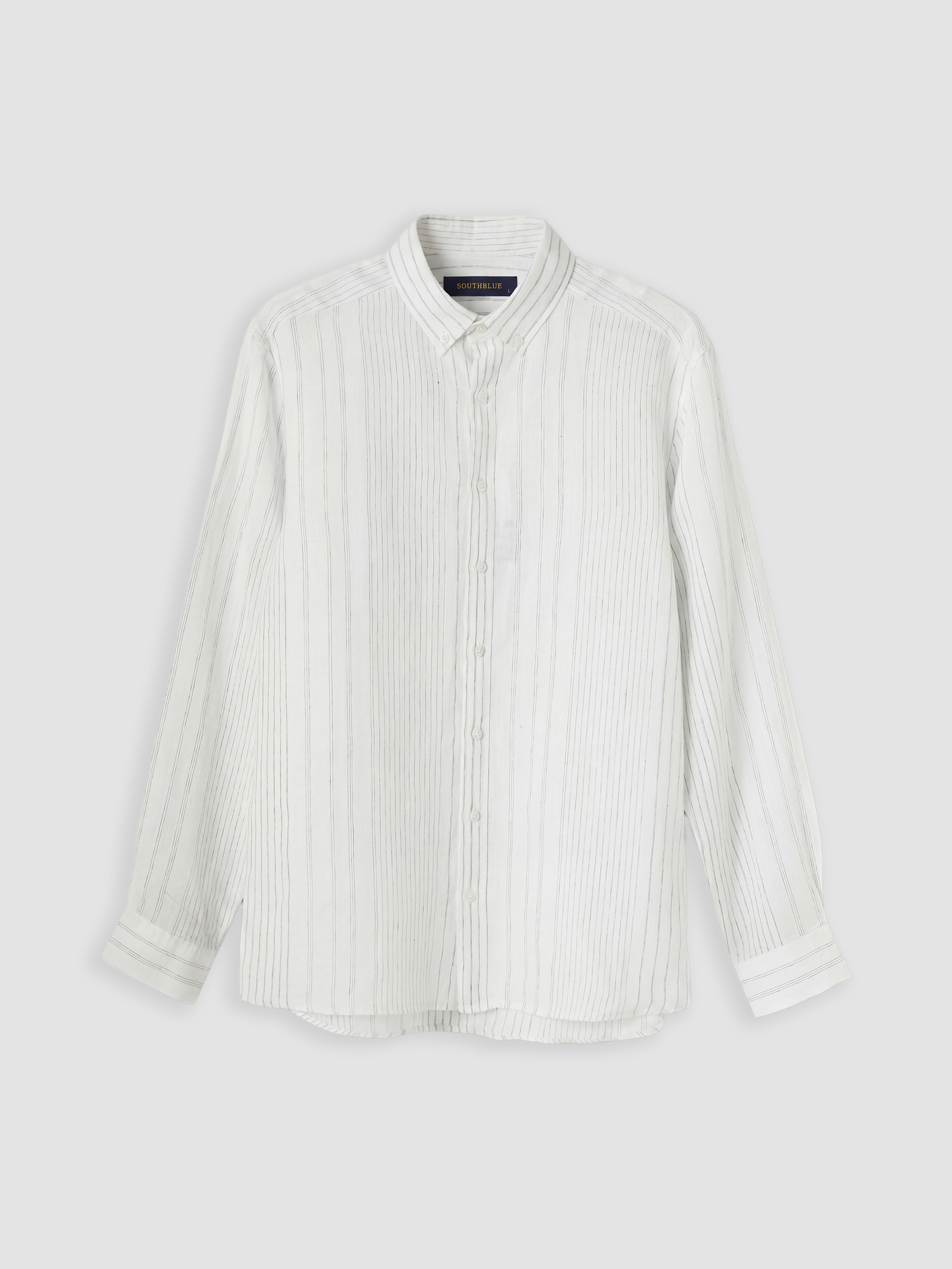 SOUTHBLUE Regular Fit Çizgili Poplin Erkek Gömlek görsel 5