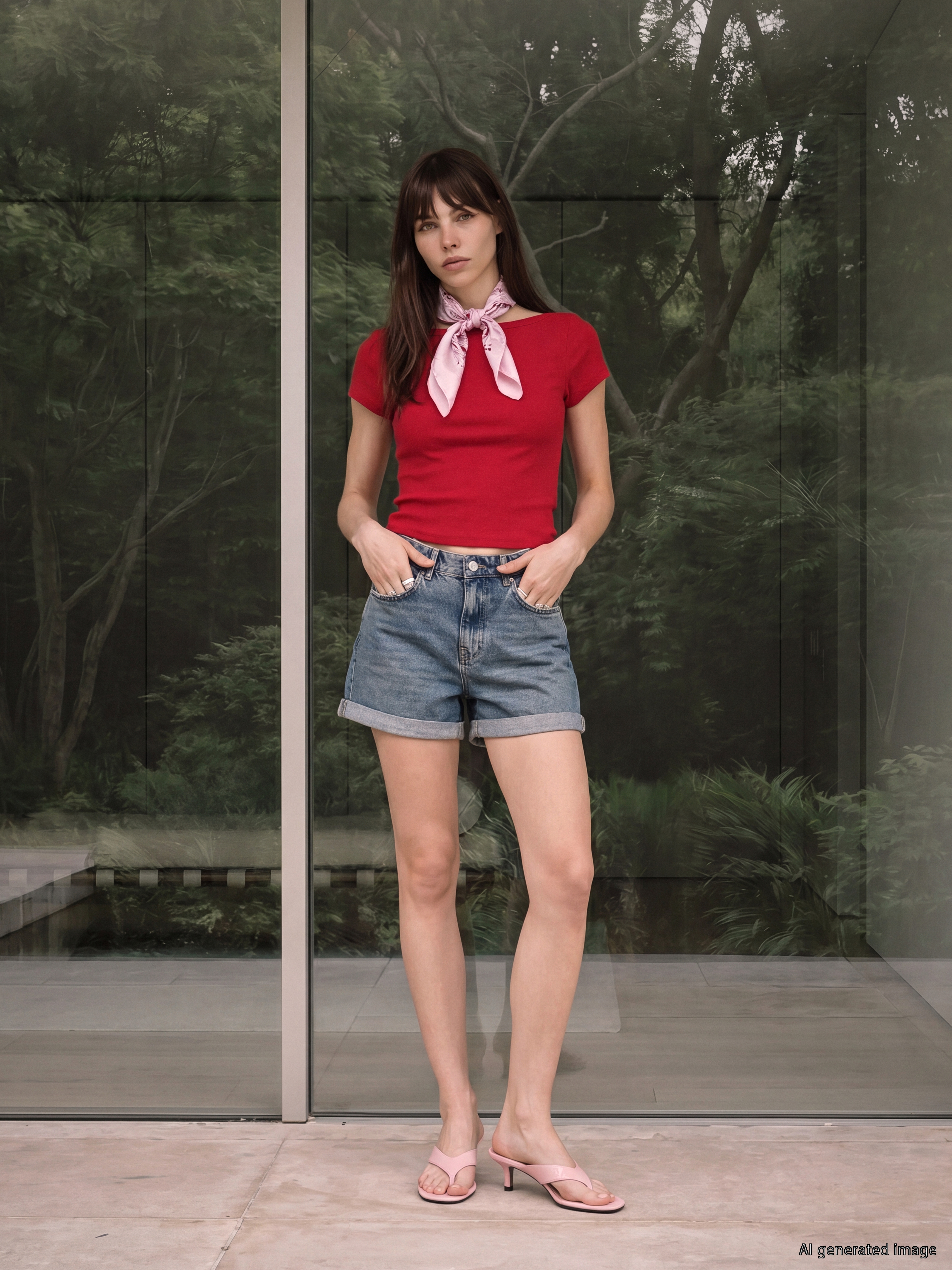 LCW Jeans Yüksek Bel Kadın Jean Şort