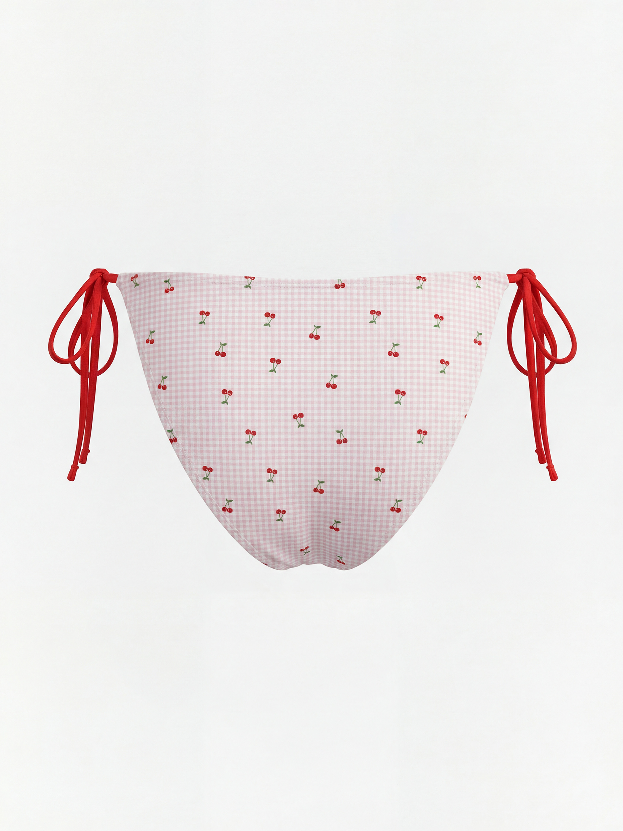 LCW DREAM Kiraz Desenli İpli Kadın Brazilian Bikini Altı görsel 2
