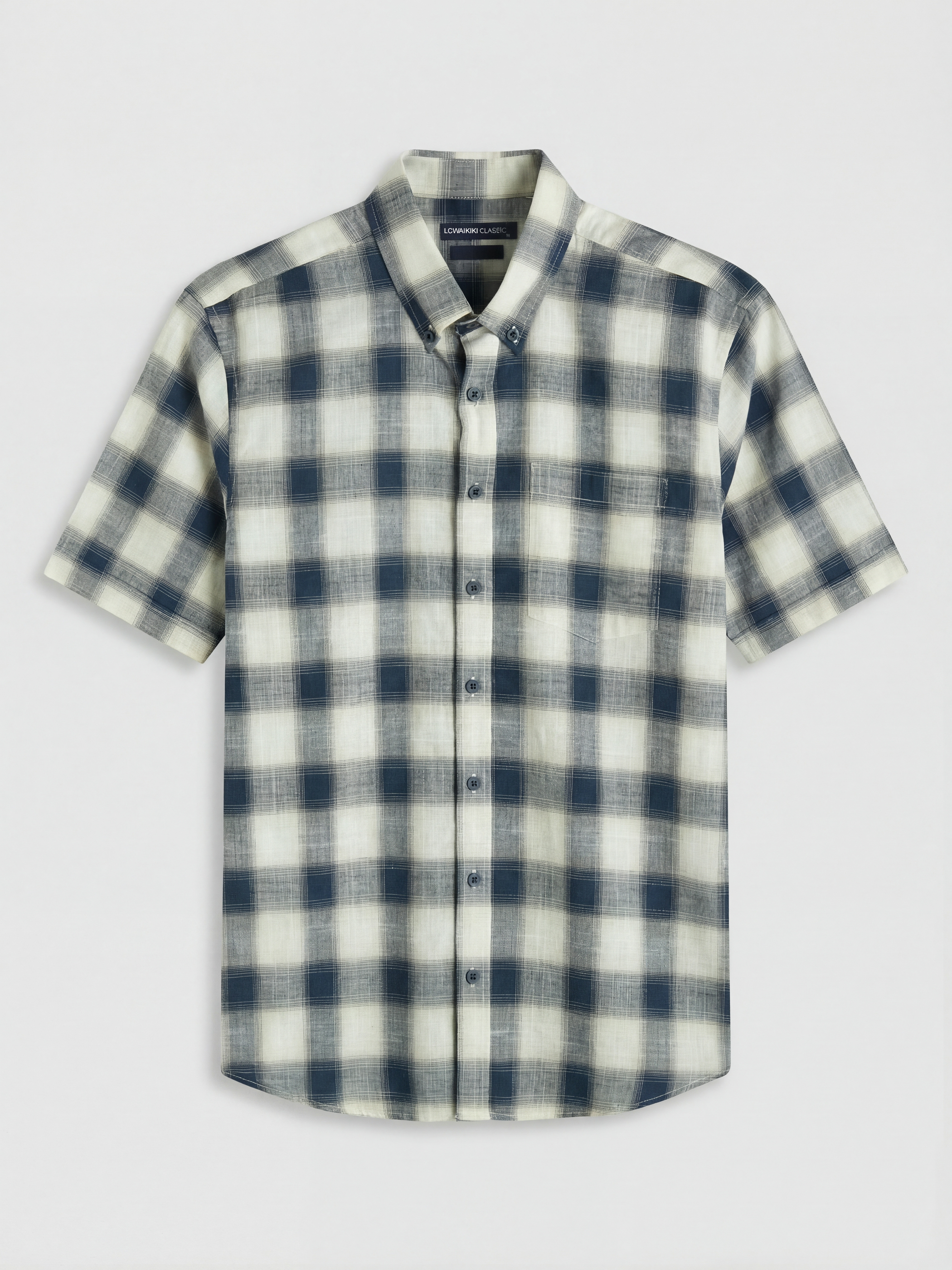 LCWAIKIKI Classic Regular Fit Ekose Erkek Gömlek görsel 7