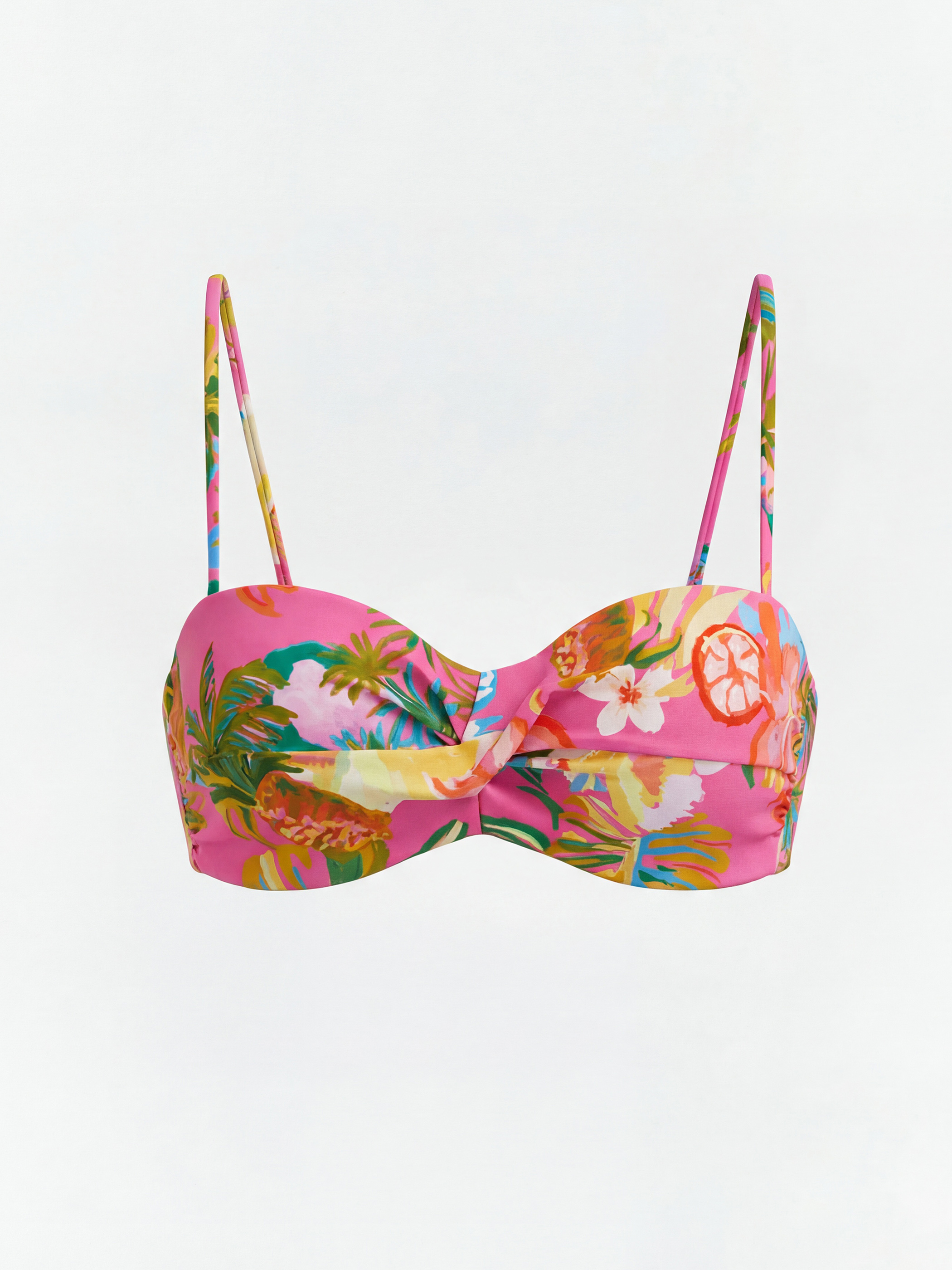 LCW DREAM Dolgusuz İp Askılı Desenli Kadın Bikini Üst
