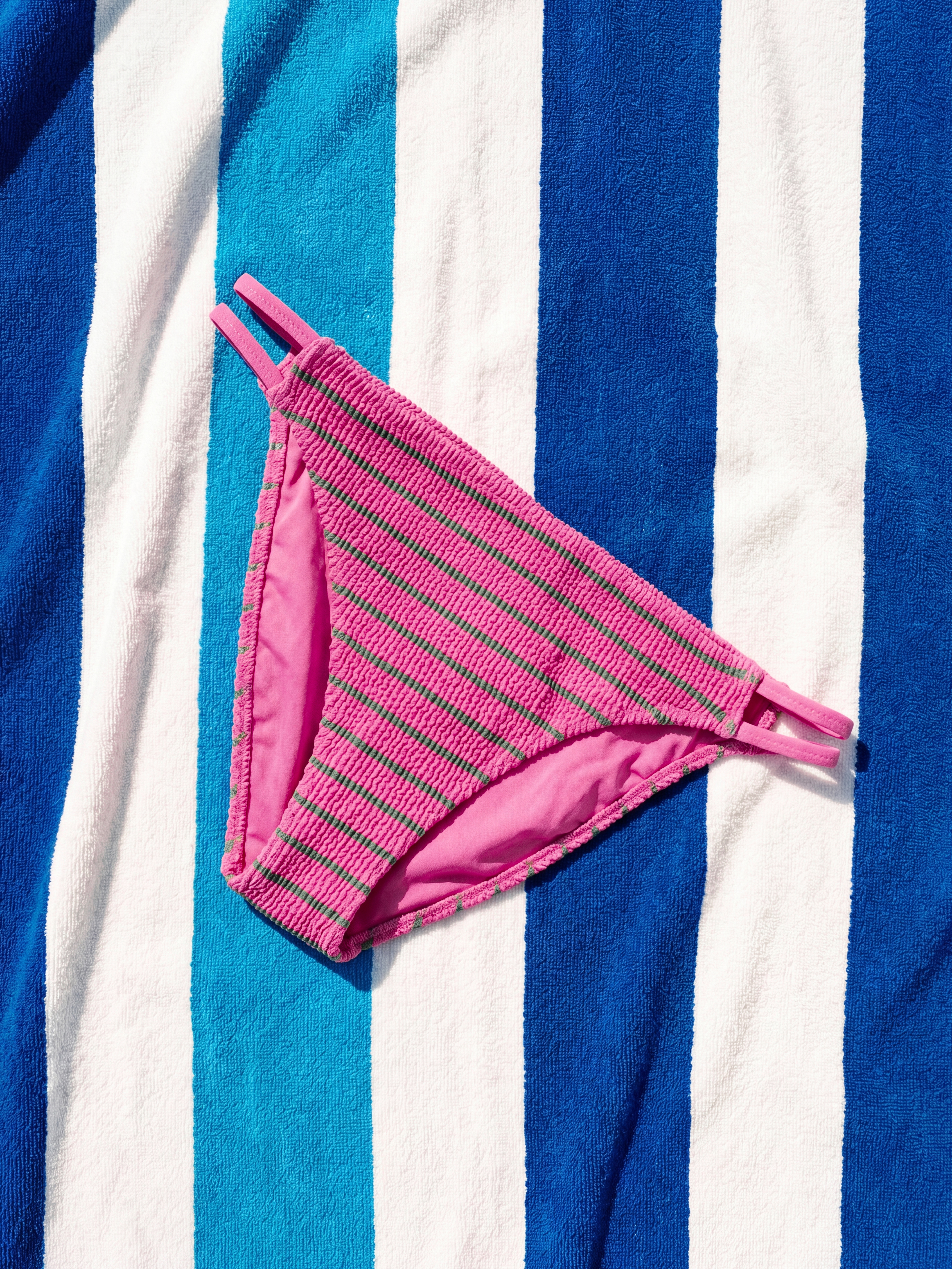 LCW DREAM Çizgili Çift Bantlı Kadın Bikini Altı