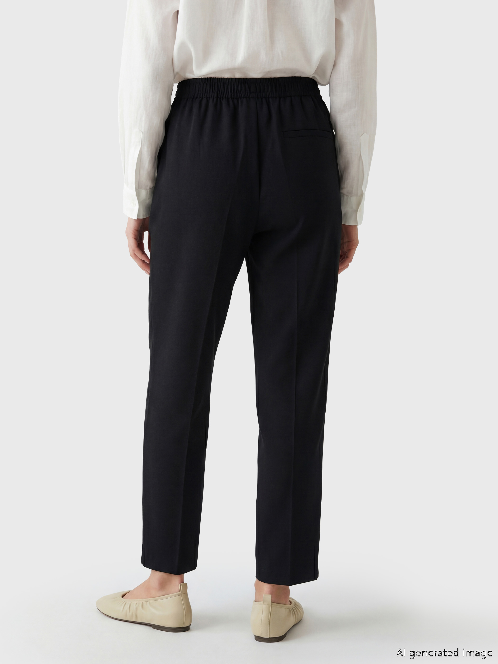 LCW Modest Beli Lastikli Havuç Kesim Kadın Pantolon görsel 4