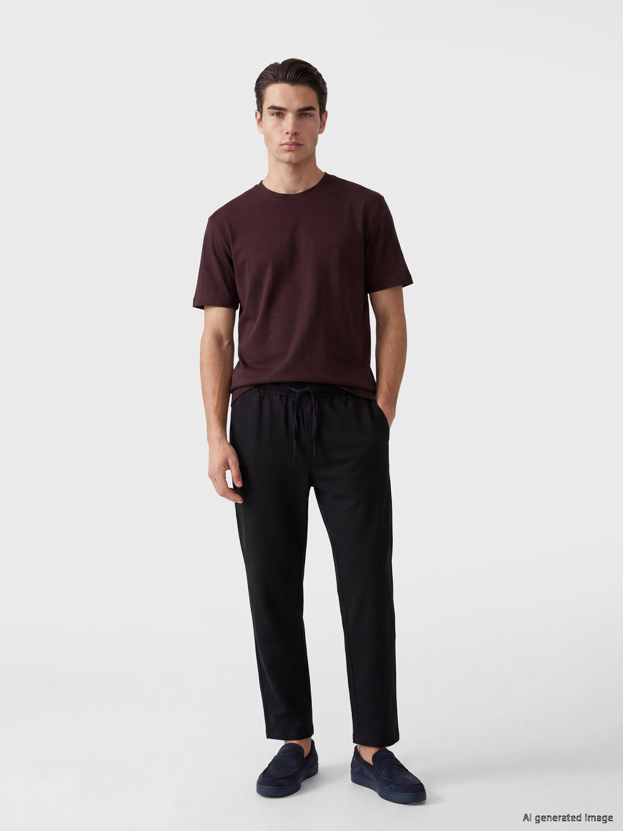 LCW Vision Regular Fit Erkek Keten Görünümlü Pantolon