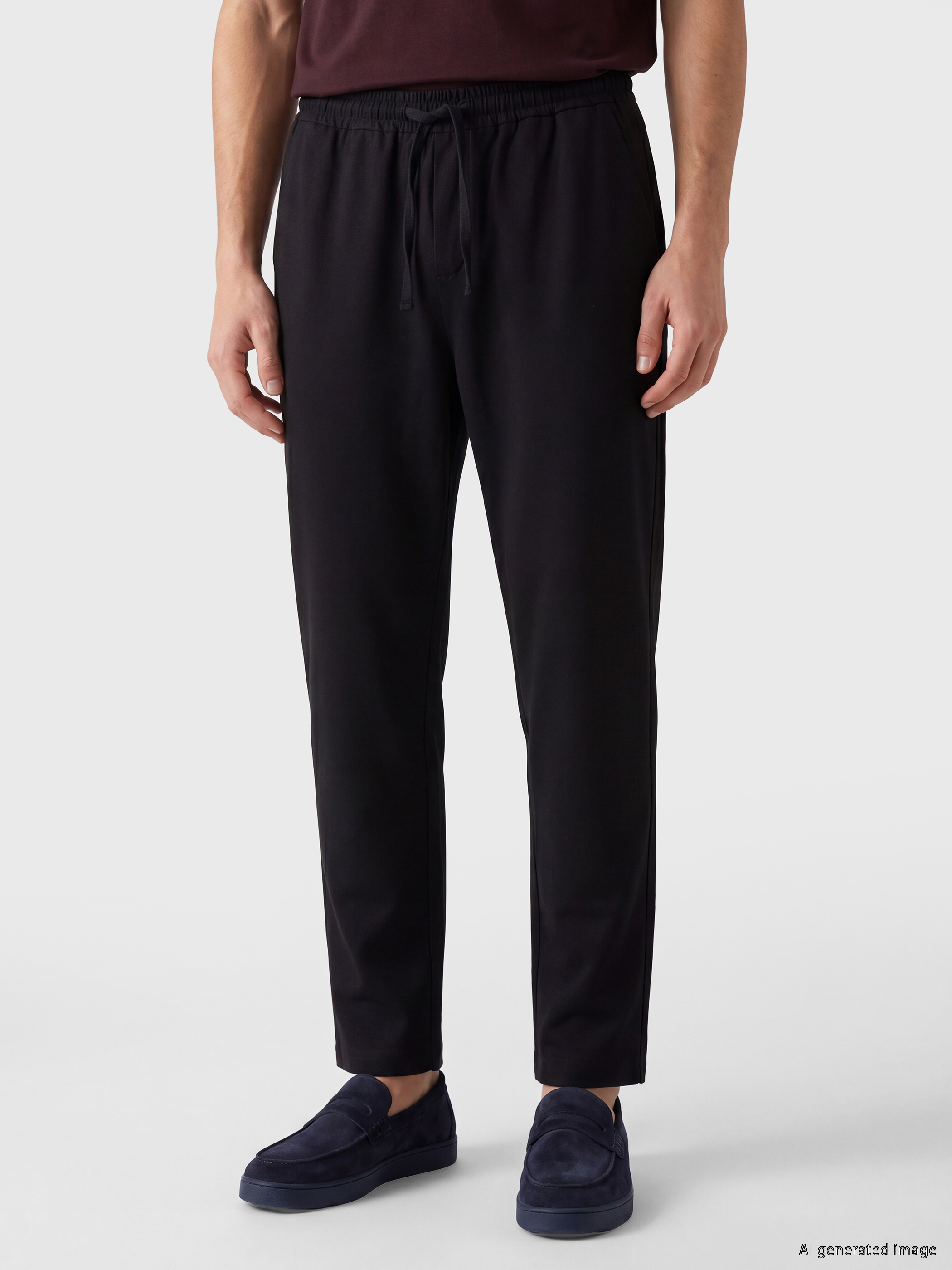 LCW Vision Regular Fit Erkek Keten Görünümlü Pantolon görsel 2