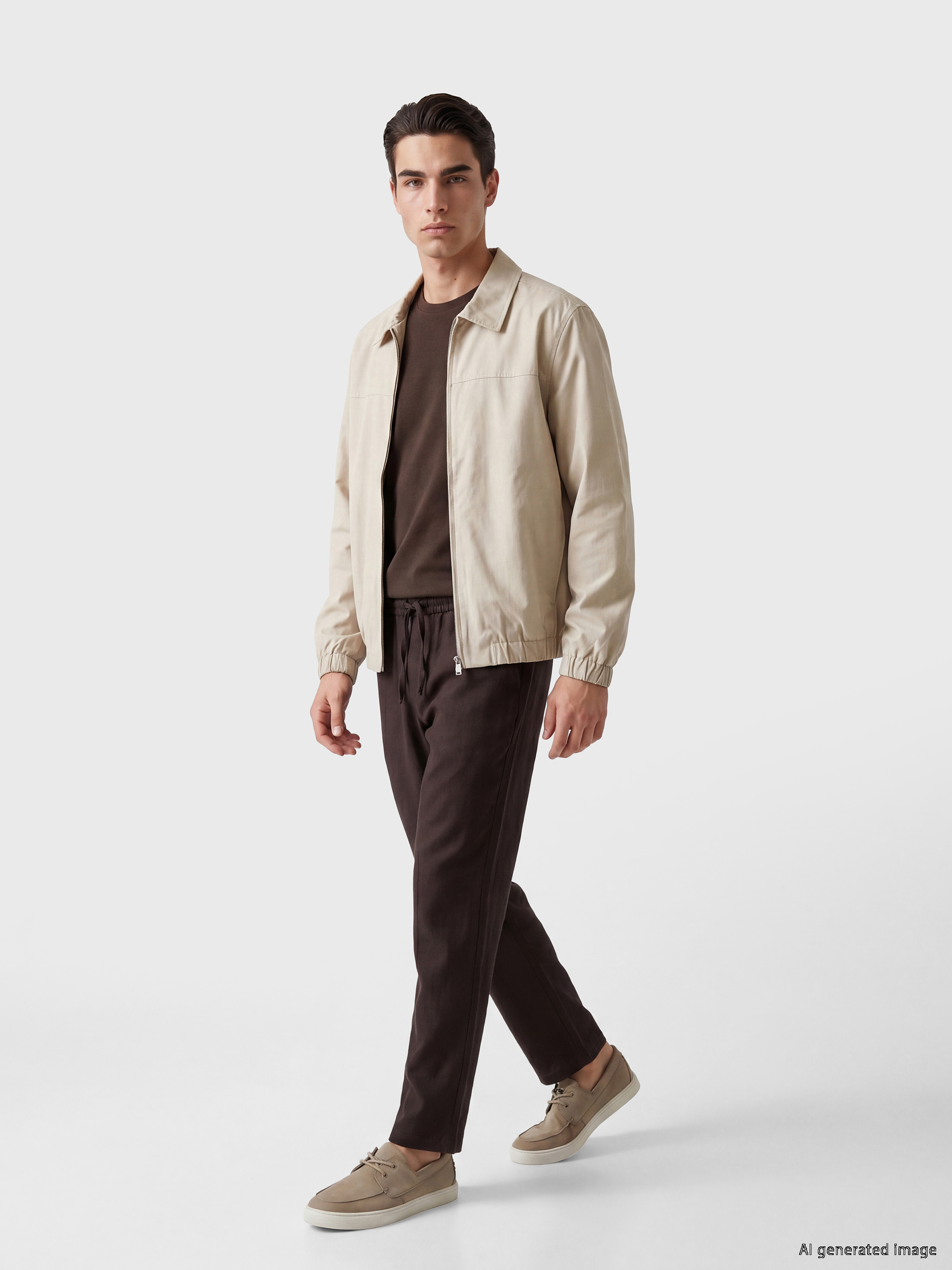 LCW Vision Regular Fit Erkek Keten Görünümlü Pantolon