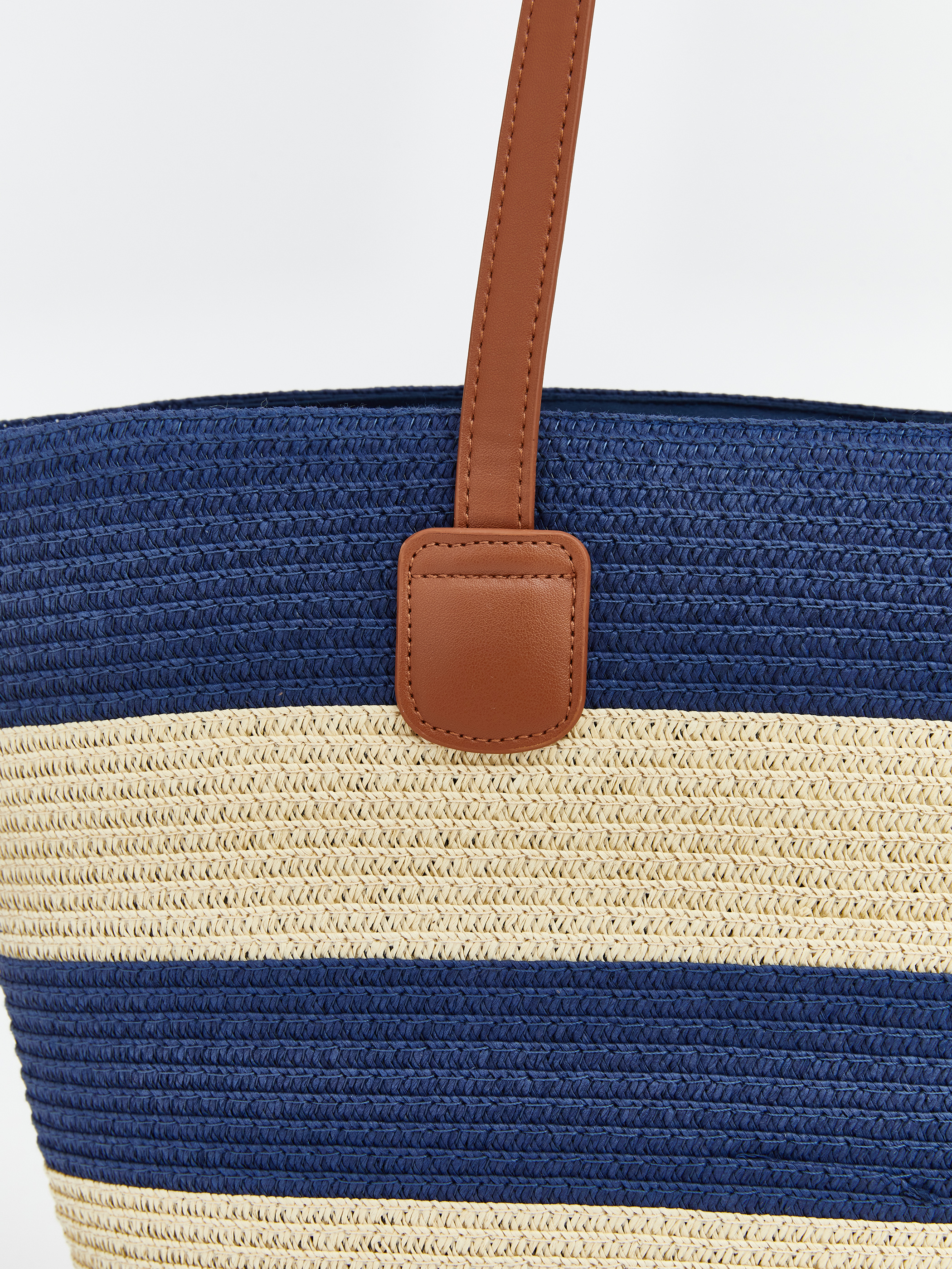 LCW ACCESSORIES Kadın Hasır Plaj Çantası görsel 4