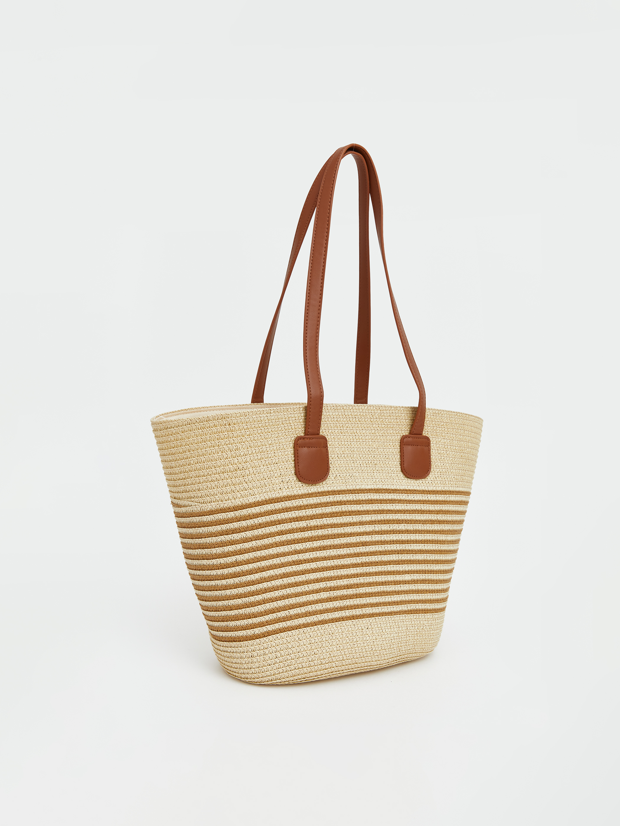 LCW ACCESSORIES Kadın Hasır Plaj Çantası görsel 4