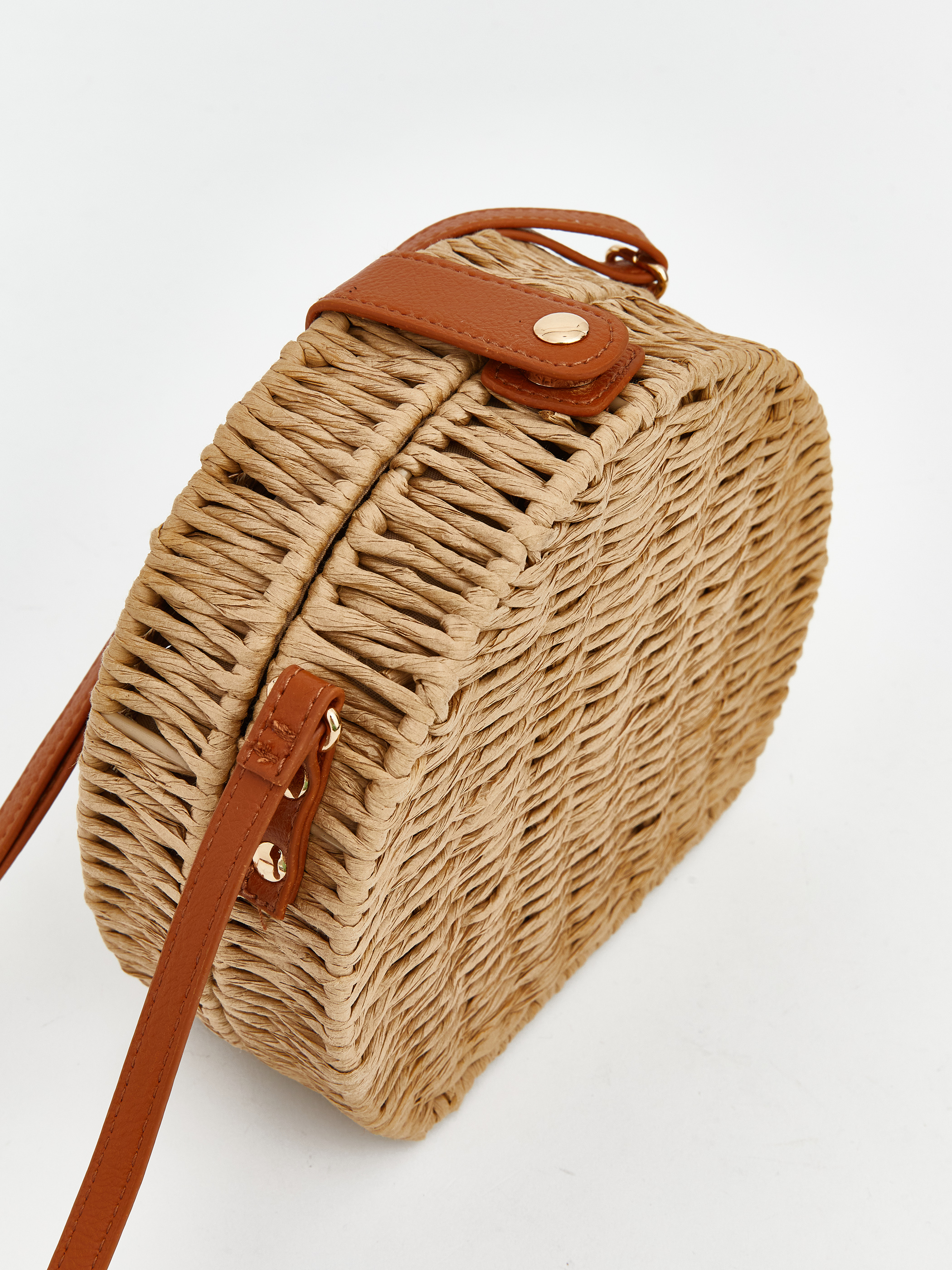 LCW ACCESSORIES Omuz Askılı Kadın Hasır Omuz Çantası görsel 5
